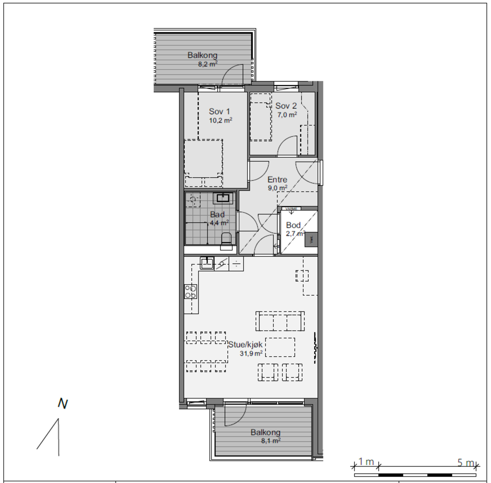 Plantegning. Galleribilde