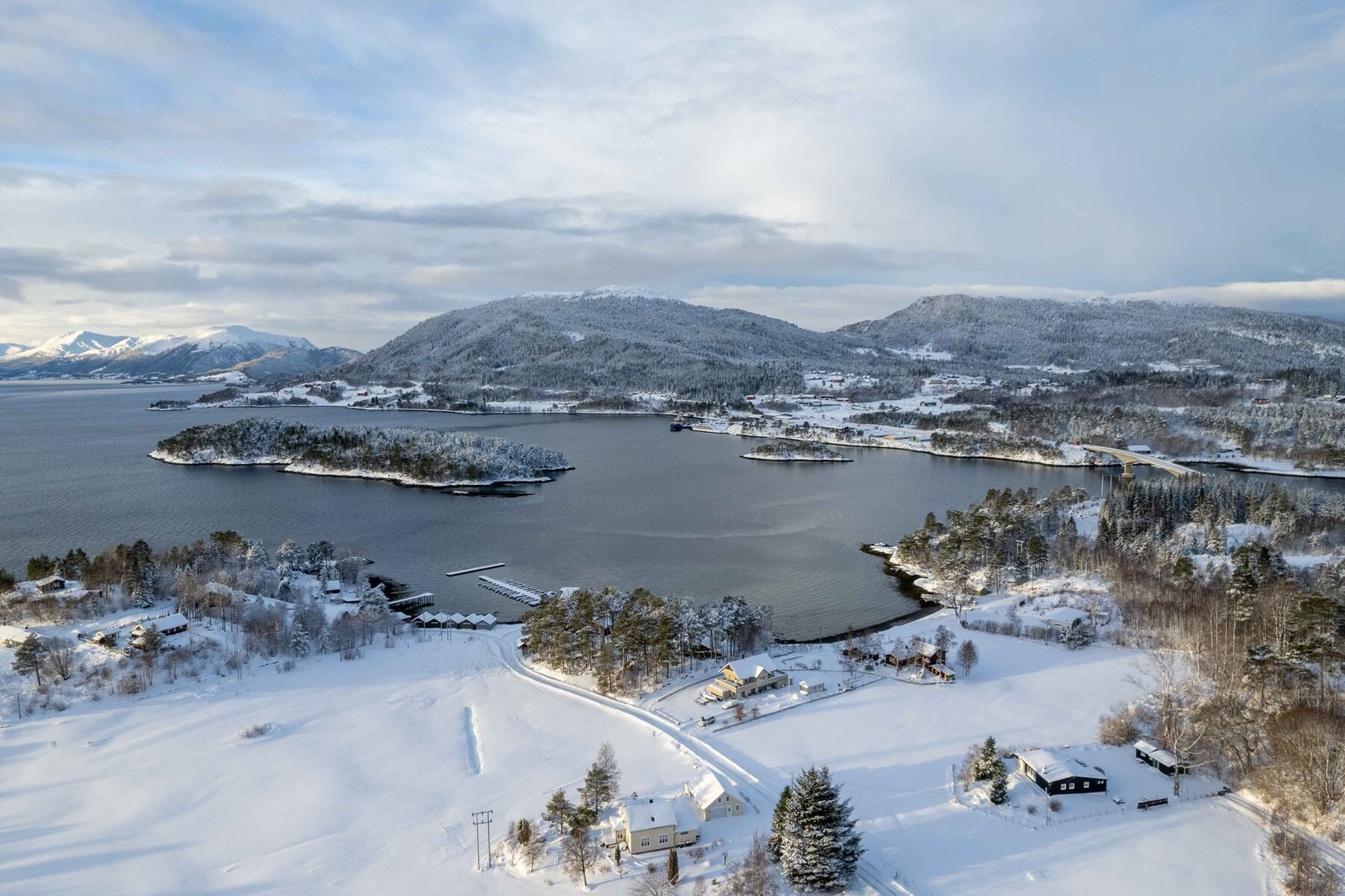 Området er også flott på vinteren. Galleribilde