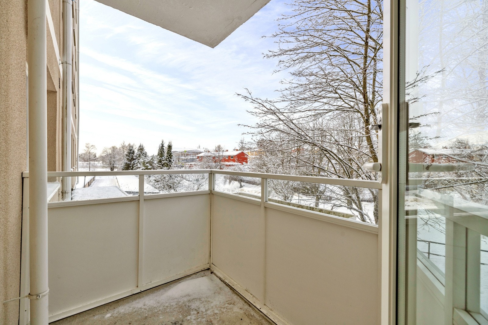 Hyggelig balkong på 3 kvm vendt mot nordvest Galleribilde