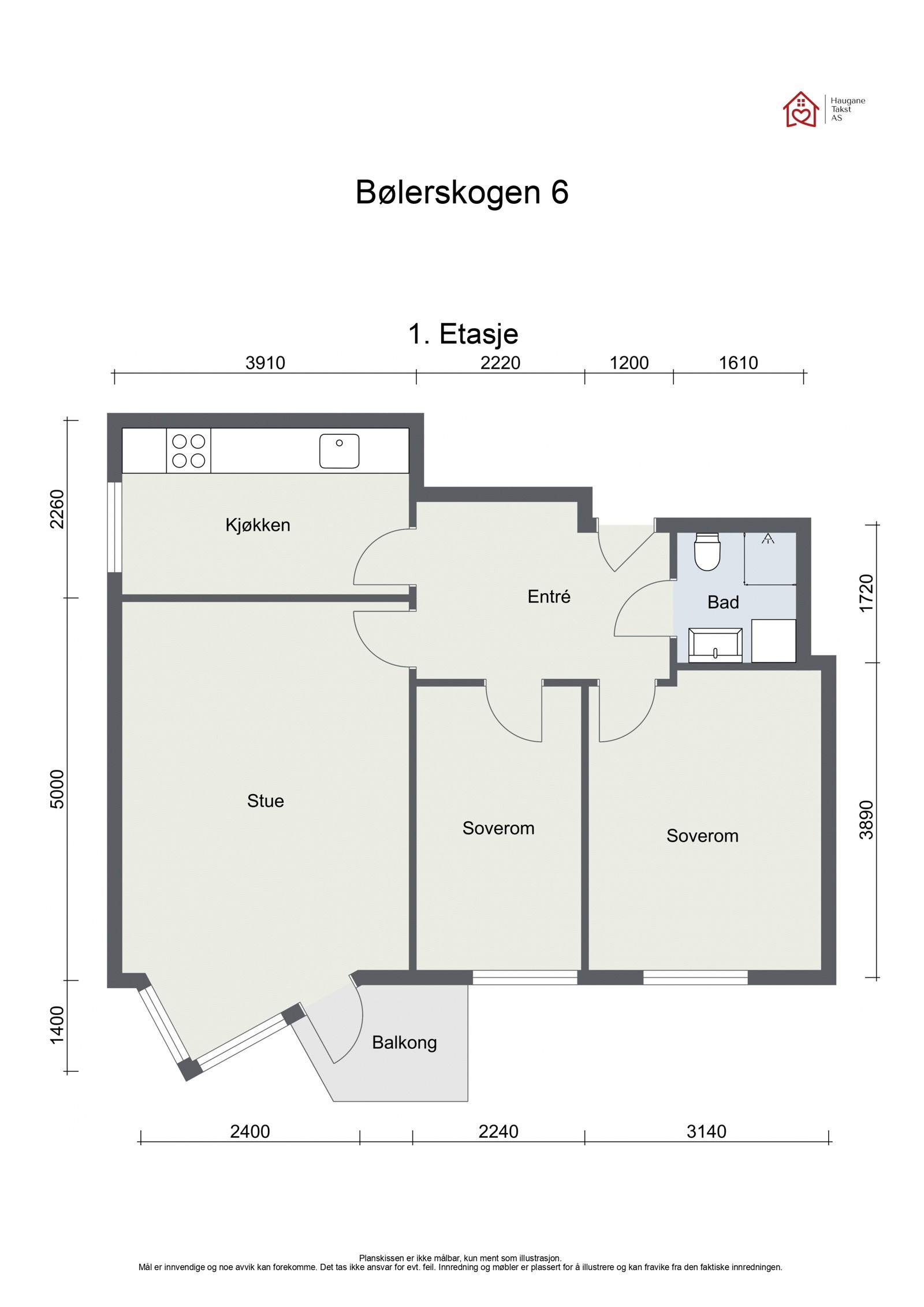 Plantegning Galleribilde