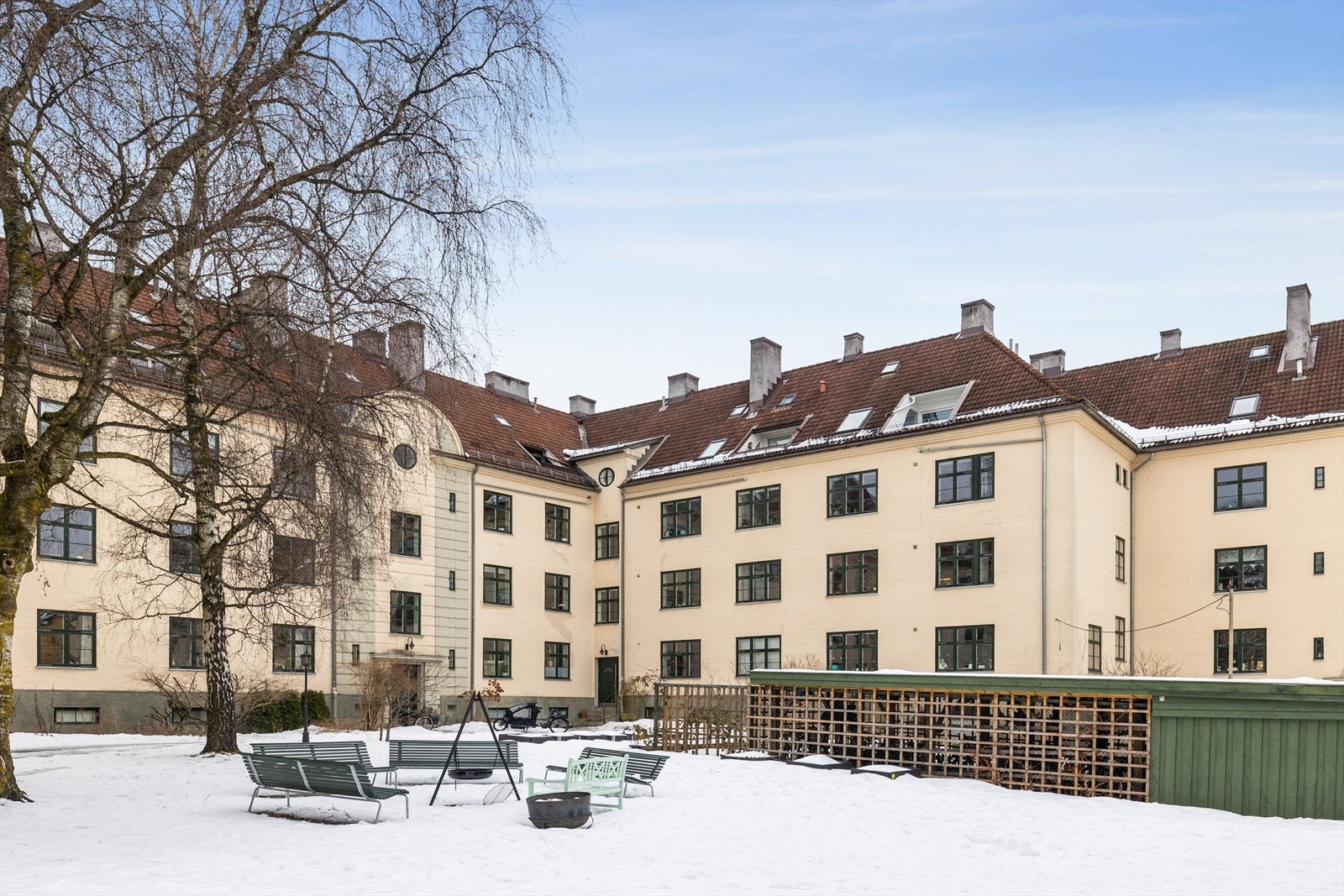 Italiagården er kjent for sin flotte bakgård Galleribilde