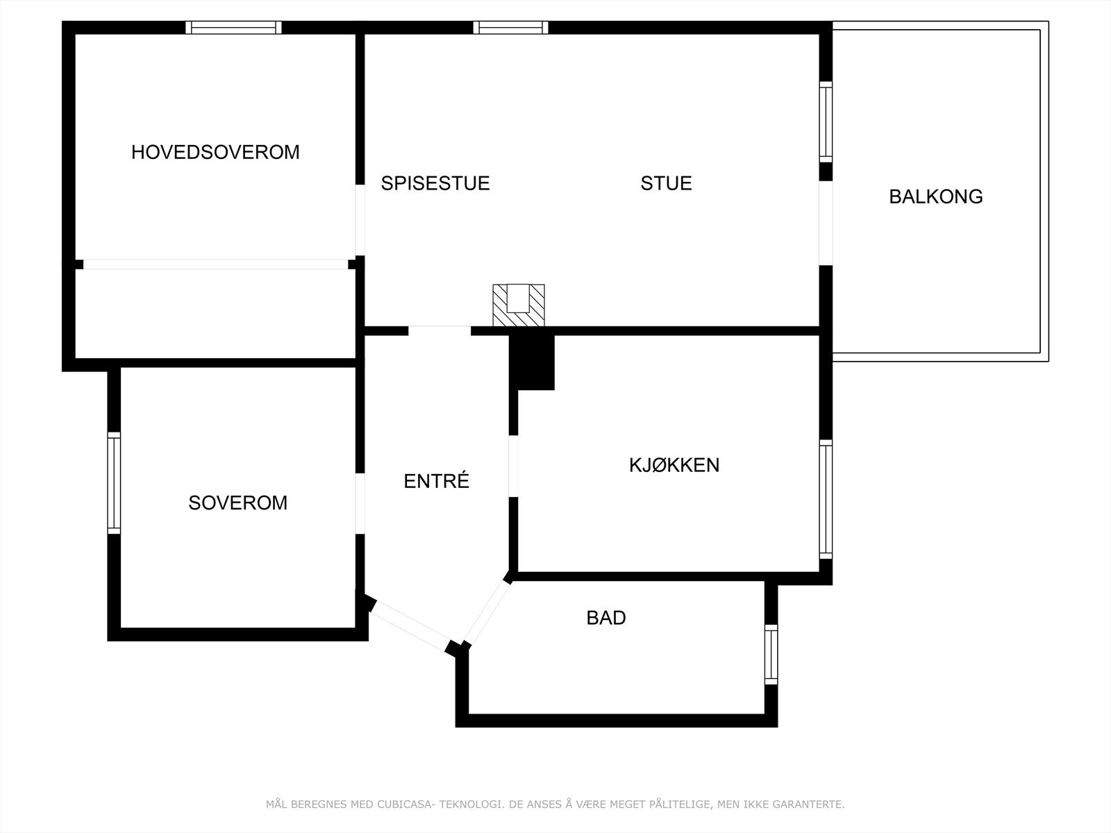 Plantegning Galleribilde