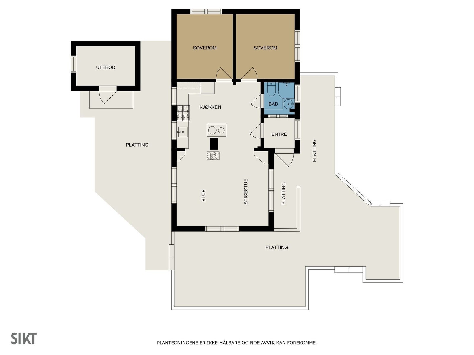 Planskisse Galleribilde