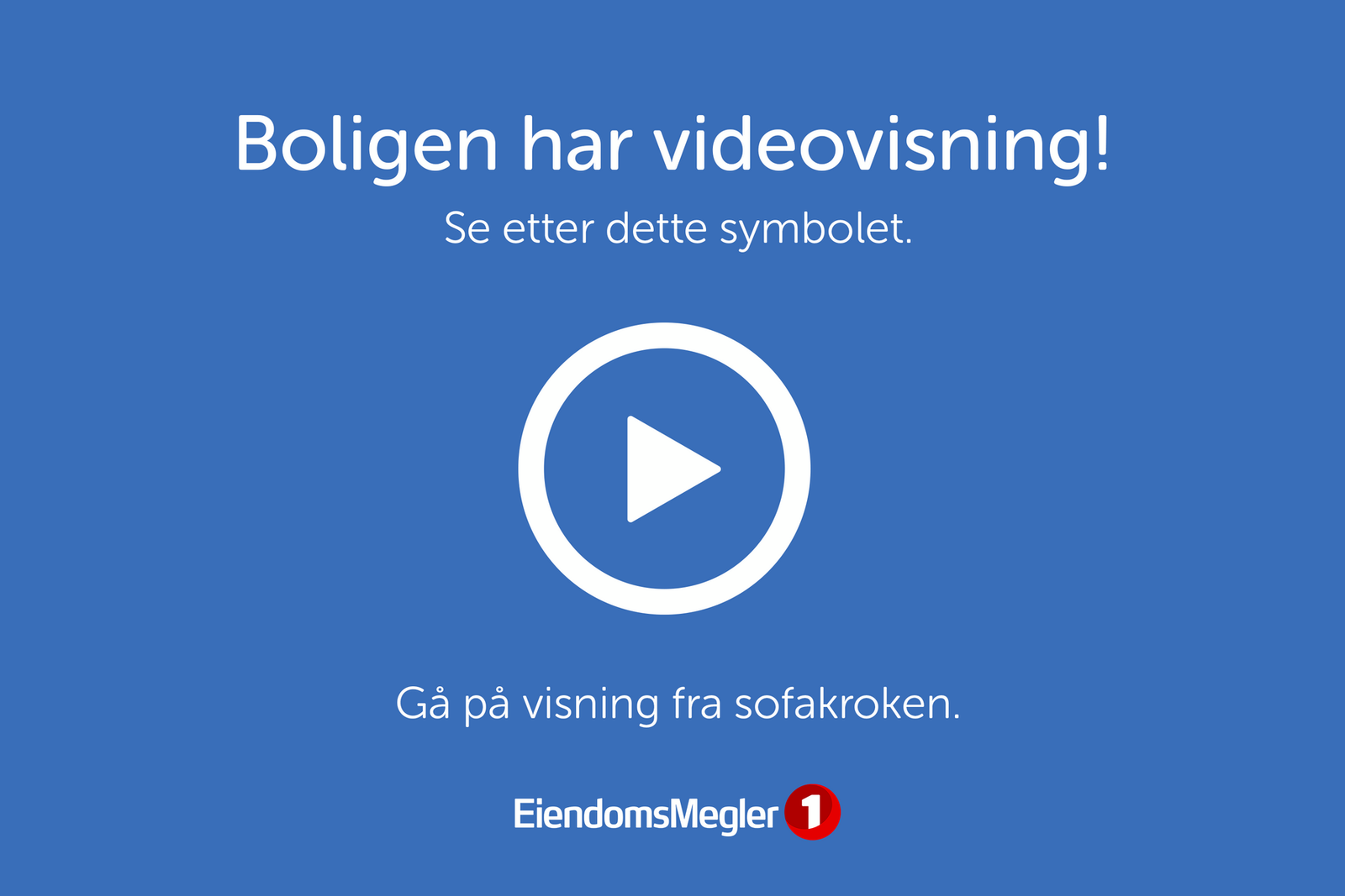 Boligen Har Videovisning Galleribilde