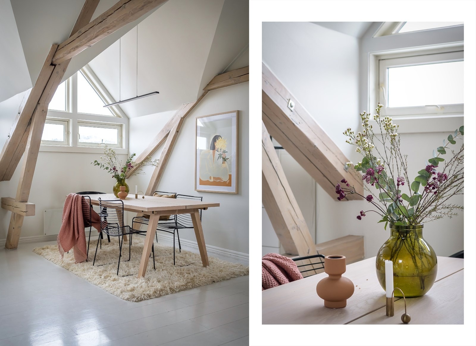 De lyse overflatene gjør det enkelt å innrede etter eget ønske og behov. Galleribilde