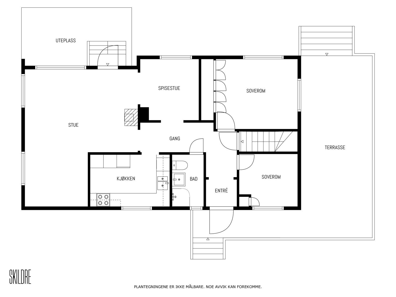 Plantegning for hovedplan. Galleribilde