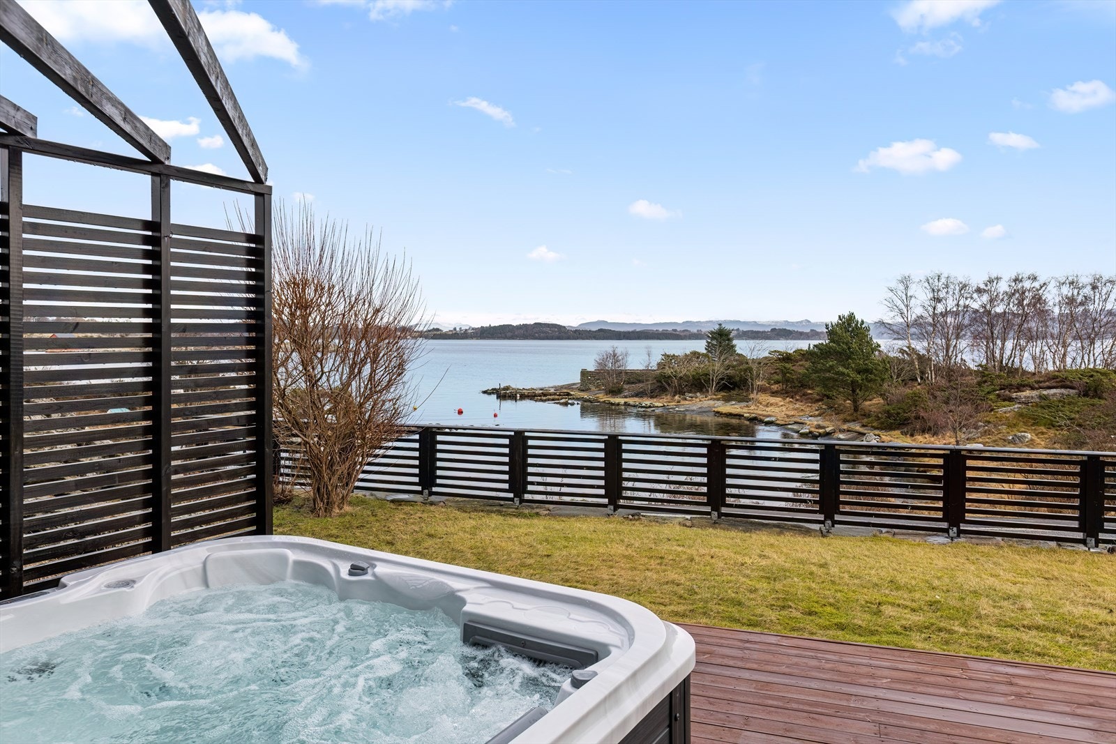 Fantastisk utsikt fra terrassen Galleribilde