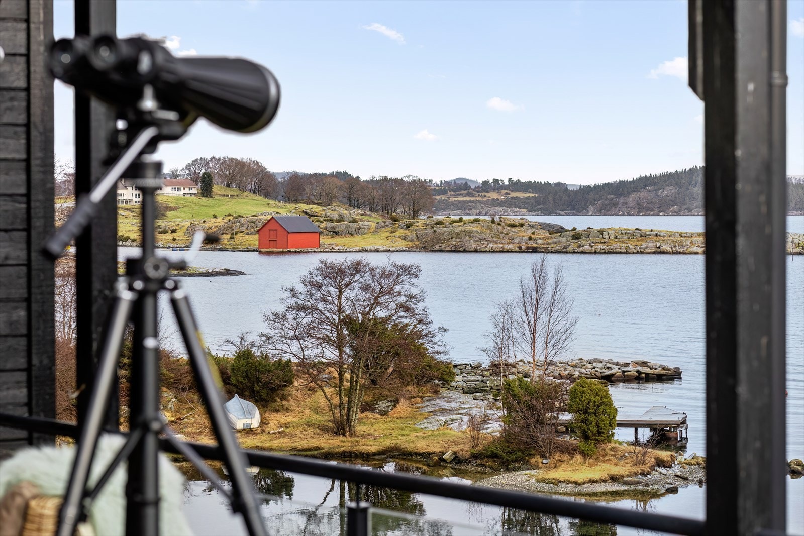 Utsikt fra terrassen Galleribilde