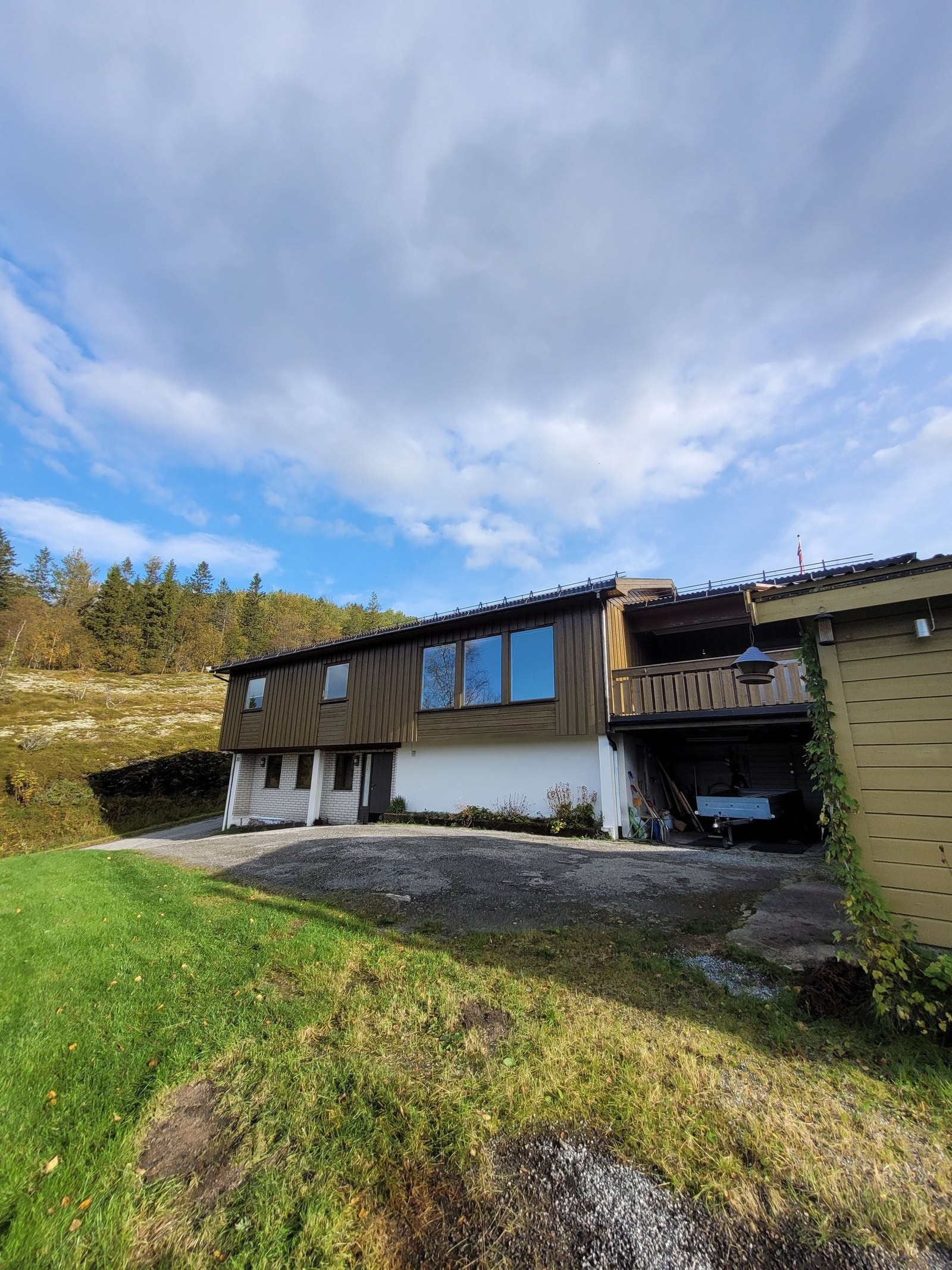 Fin utsikt mot havet. Galleribilde