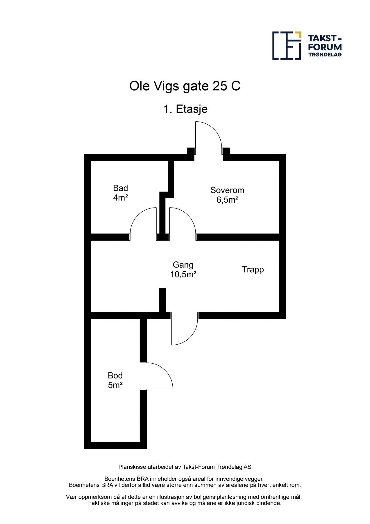 Plantegning - 1. etasje. Galleribilde