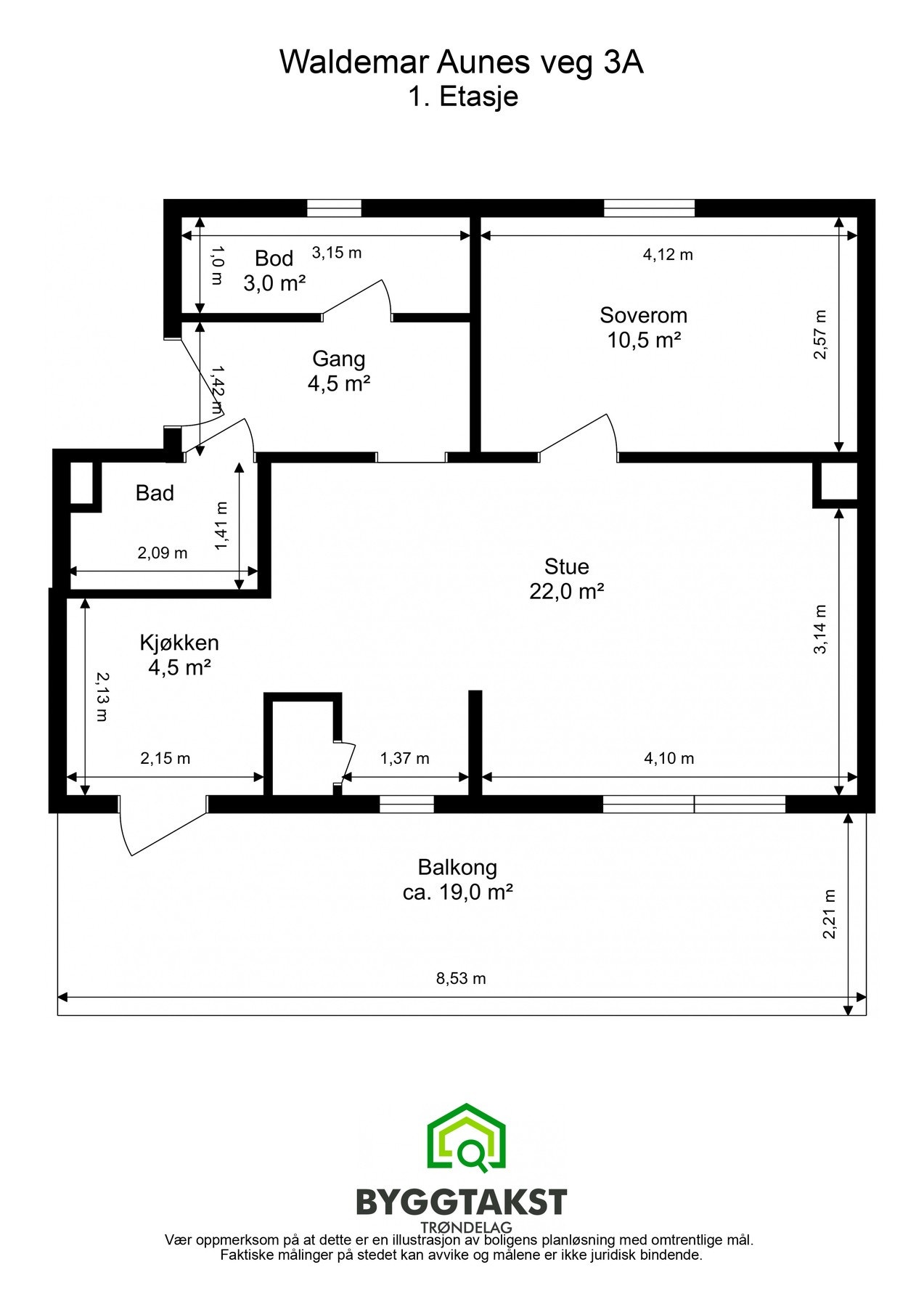 Planskisse. Galleribilde