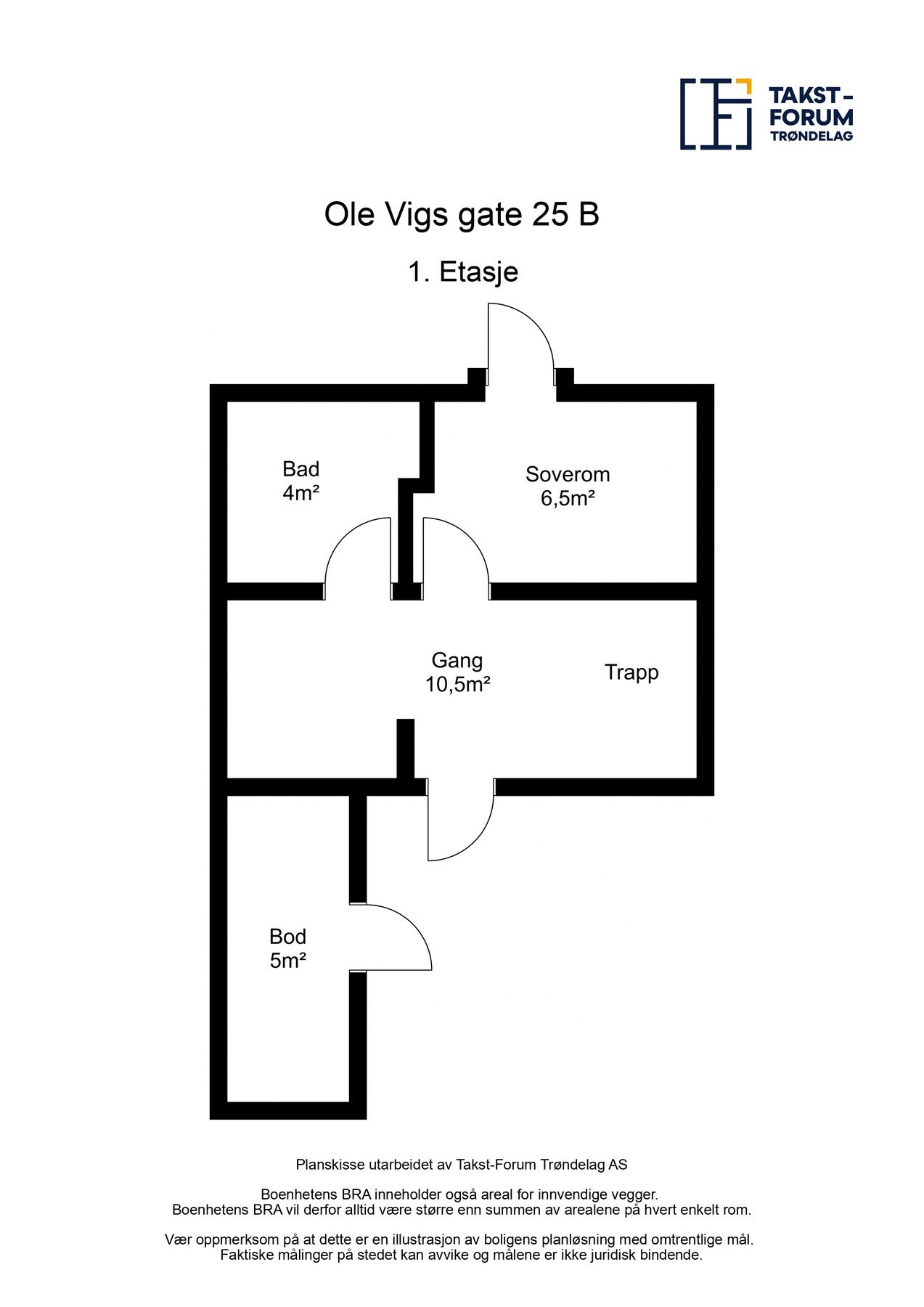 Plantegning - 1. etasje. Galleribilde