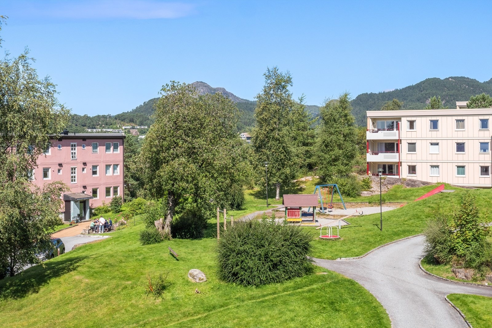 Nærområdet - Flott grønne og barnevennlige områder i laget Galleribilde