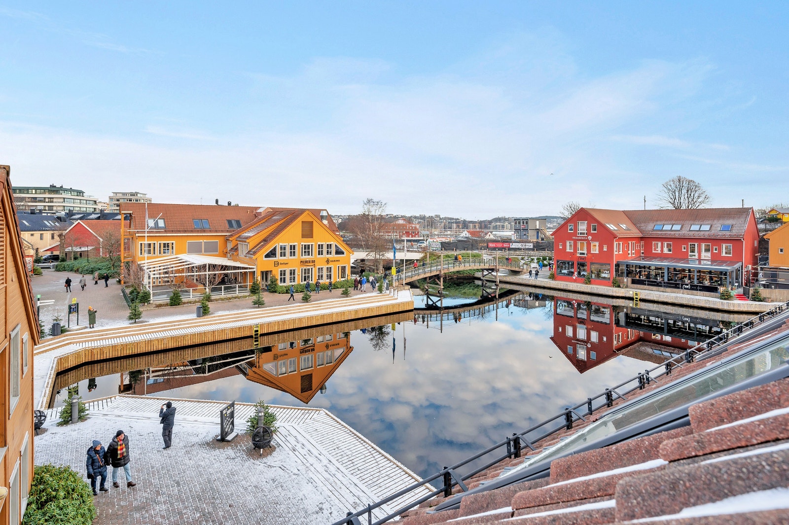 Sett fra takvindu Galleribilde