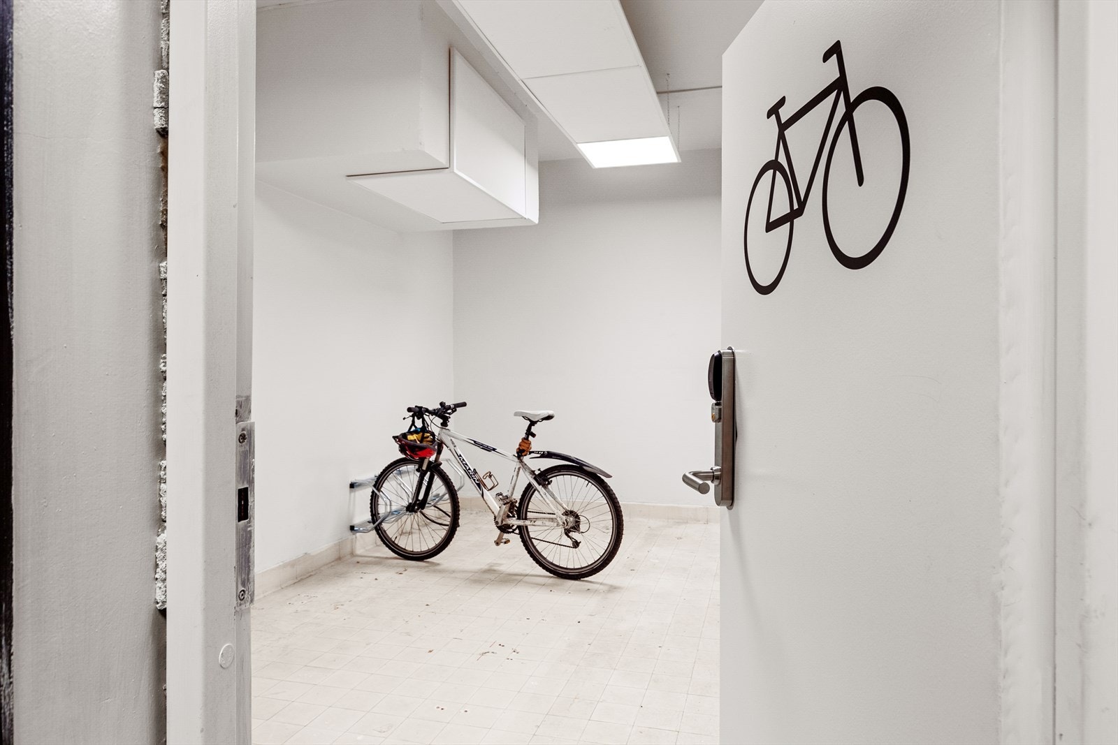 Innendørs sykkelparkering Galleribilde