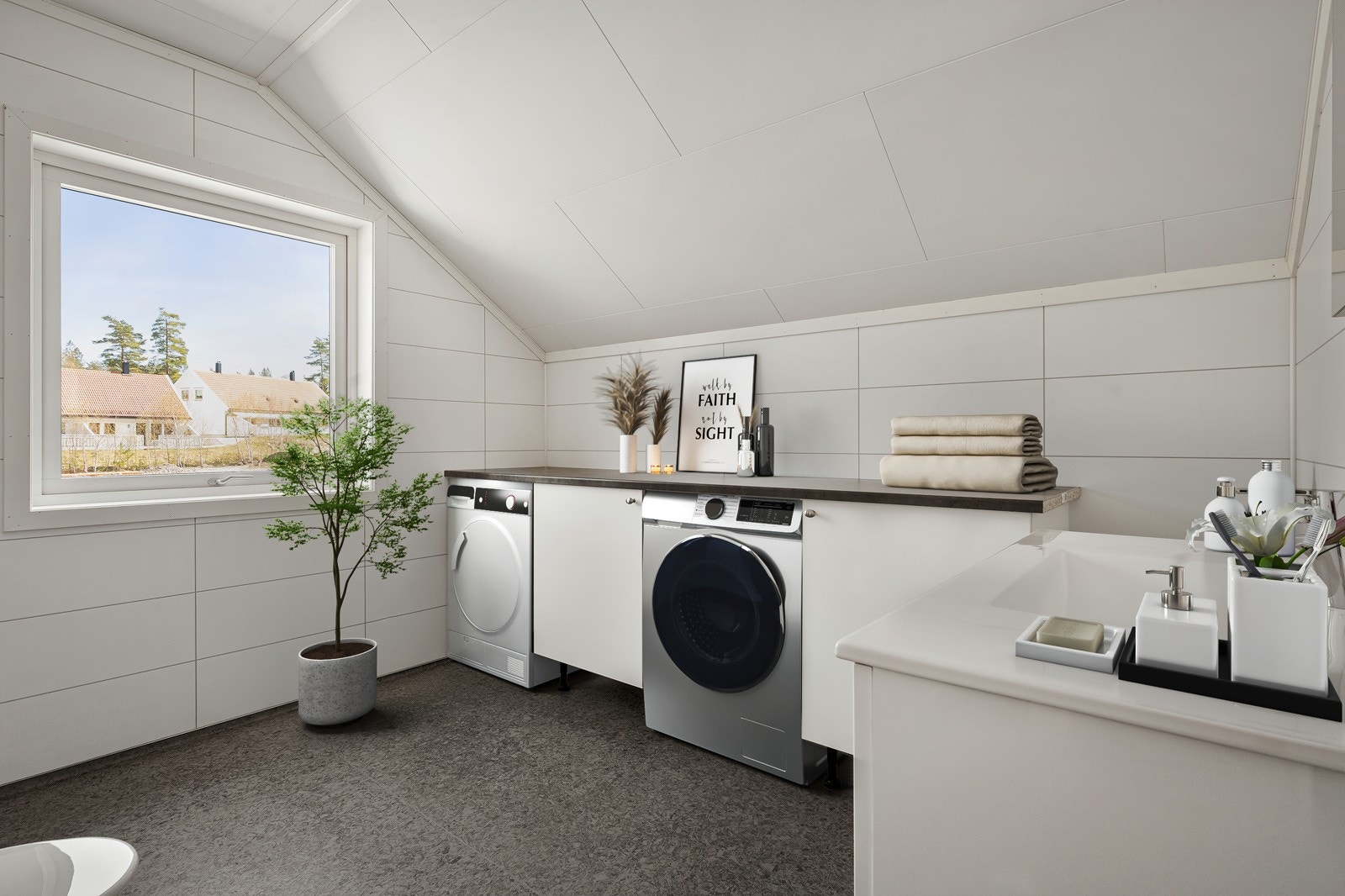 Bad/vaskerom Galleribilde