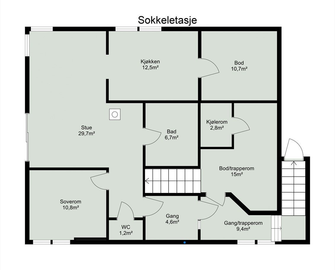 Plantegning Galleribilde