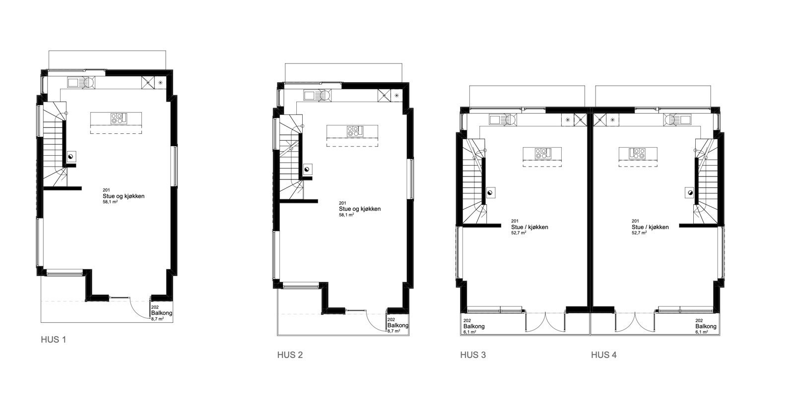 Plantegning 2. etasje Galleribilde