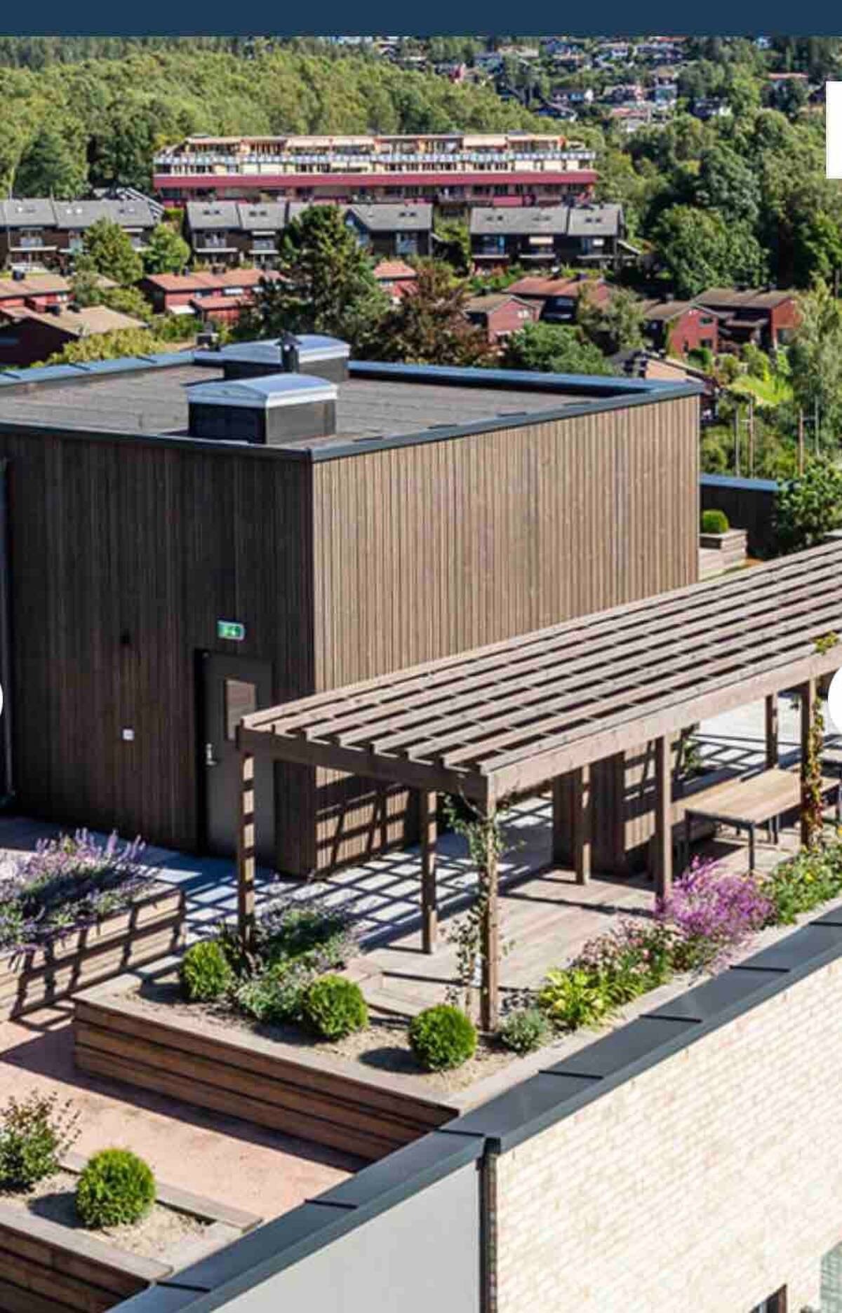 Tak terrassen heis rett opp Galleribilde