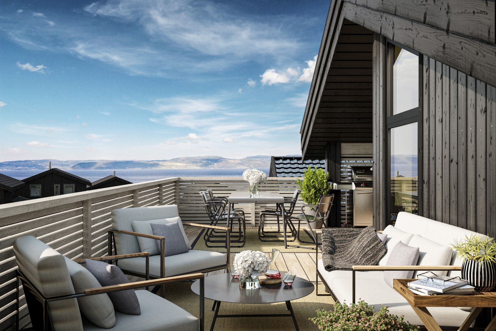 Terrasse. Illustrasjoner er av illustrativ karakter og avvik kan forekomme. Galleribilde