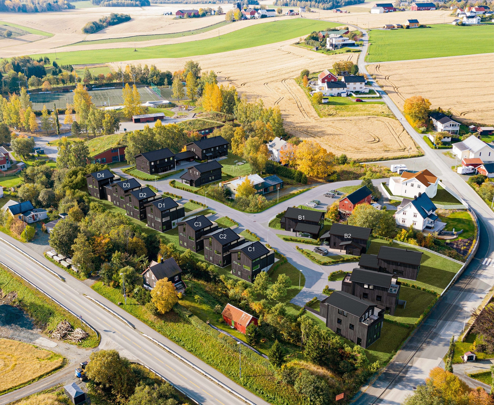 Bolig D3. Illustrasjoner er av illustrativ karakter og avvik kan forekomme. Galleribilde