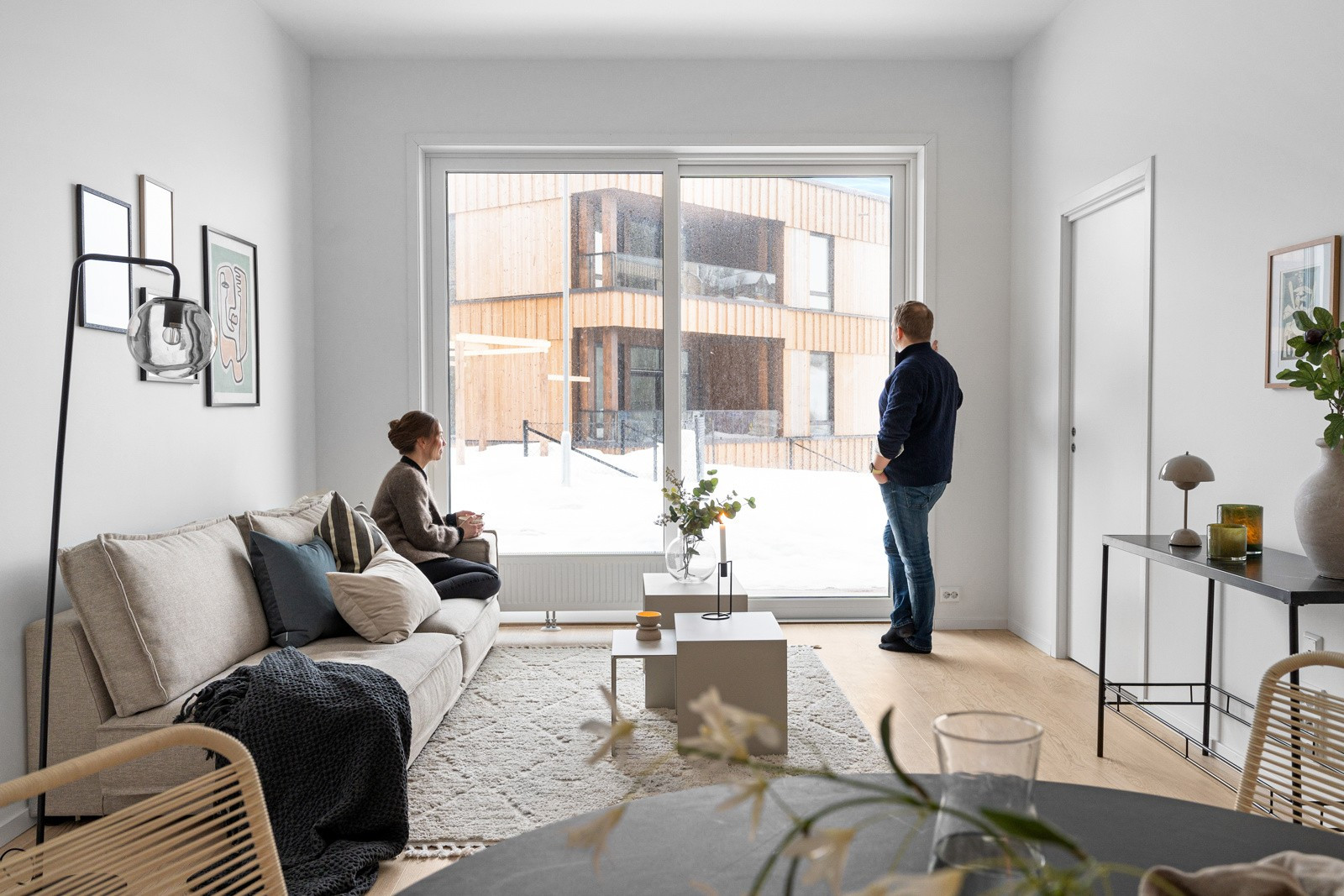 2-roms leilighetene passer fint for par og for de som bor alene.