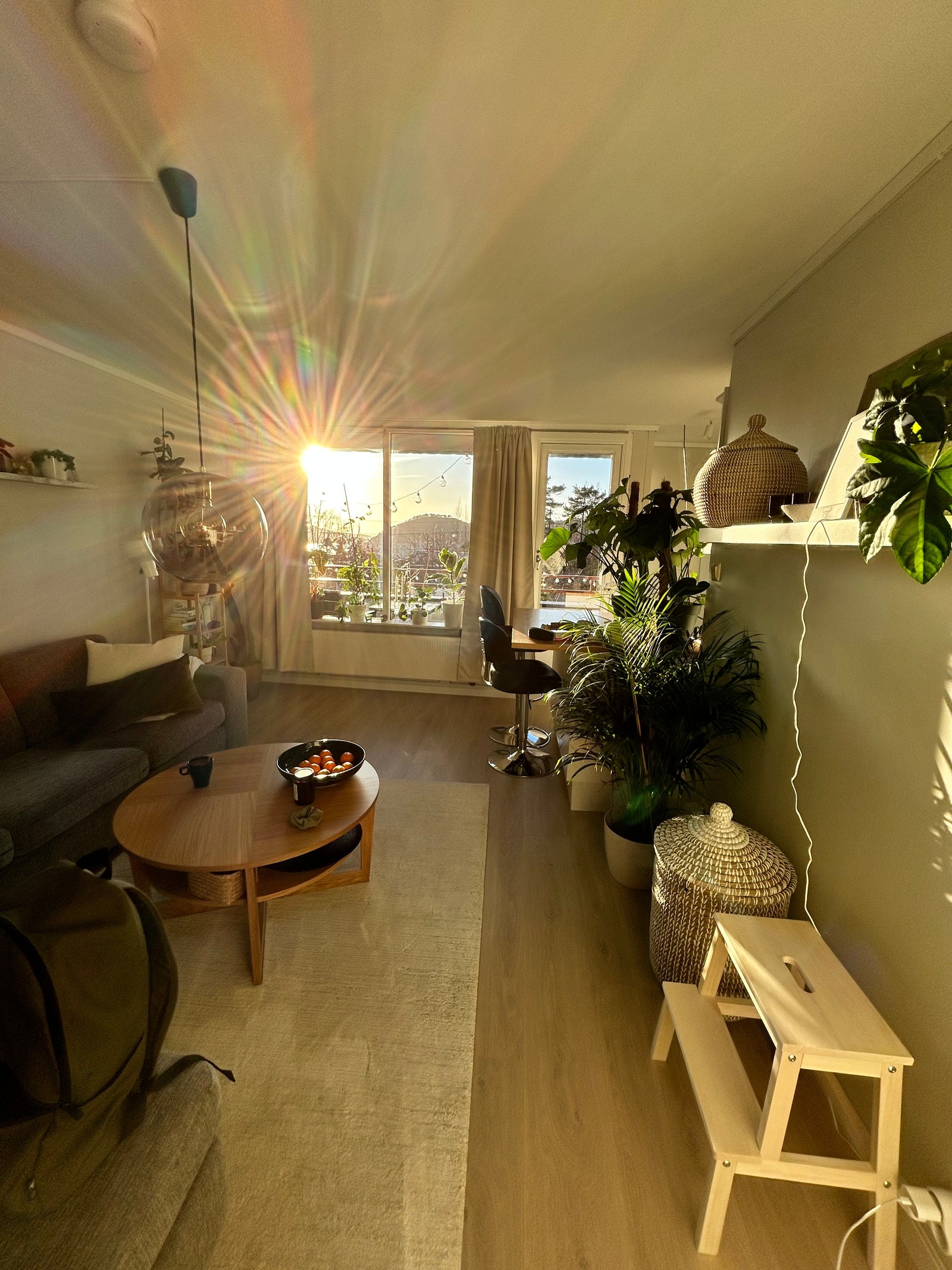 Nytt gulv i stuen ble lagt i 2023 Galleribilde