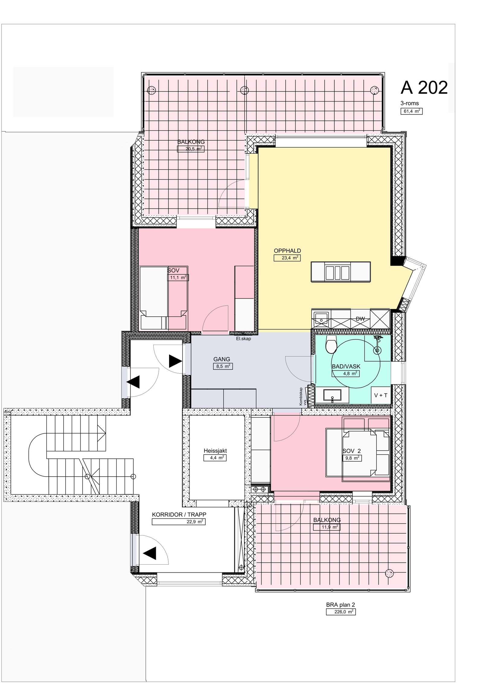 Plantegning Galleribilde