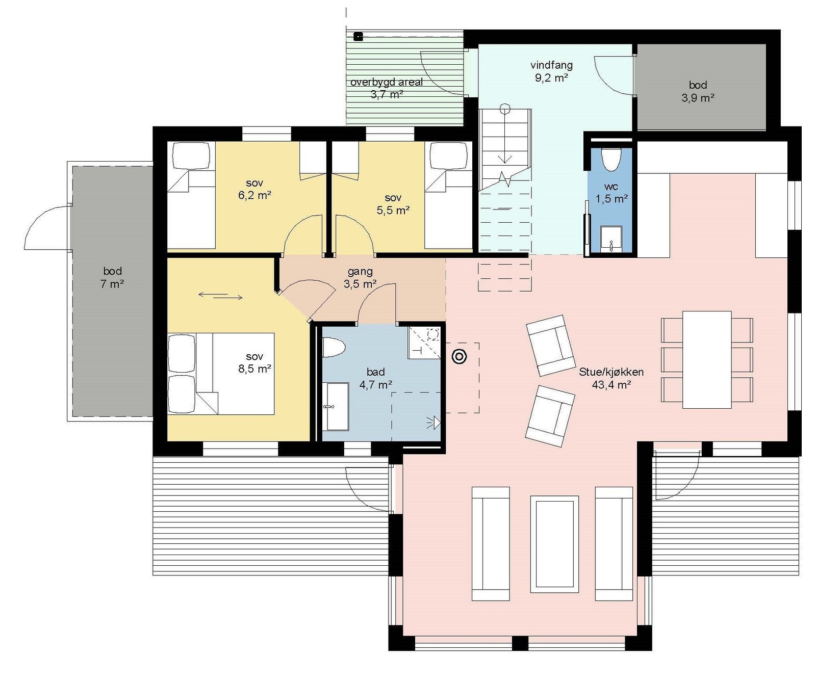 1 etasje Galleribilde