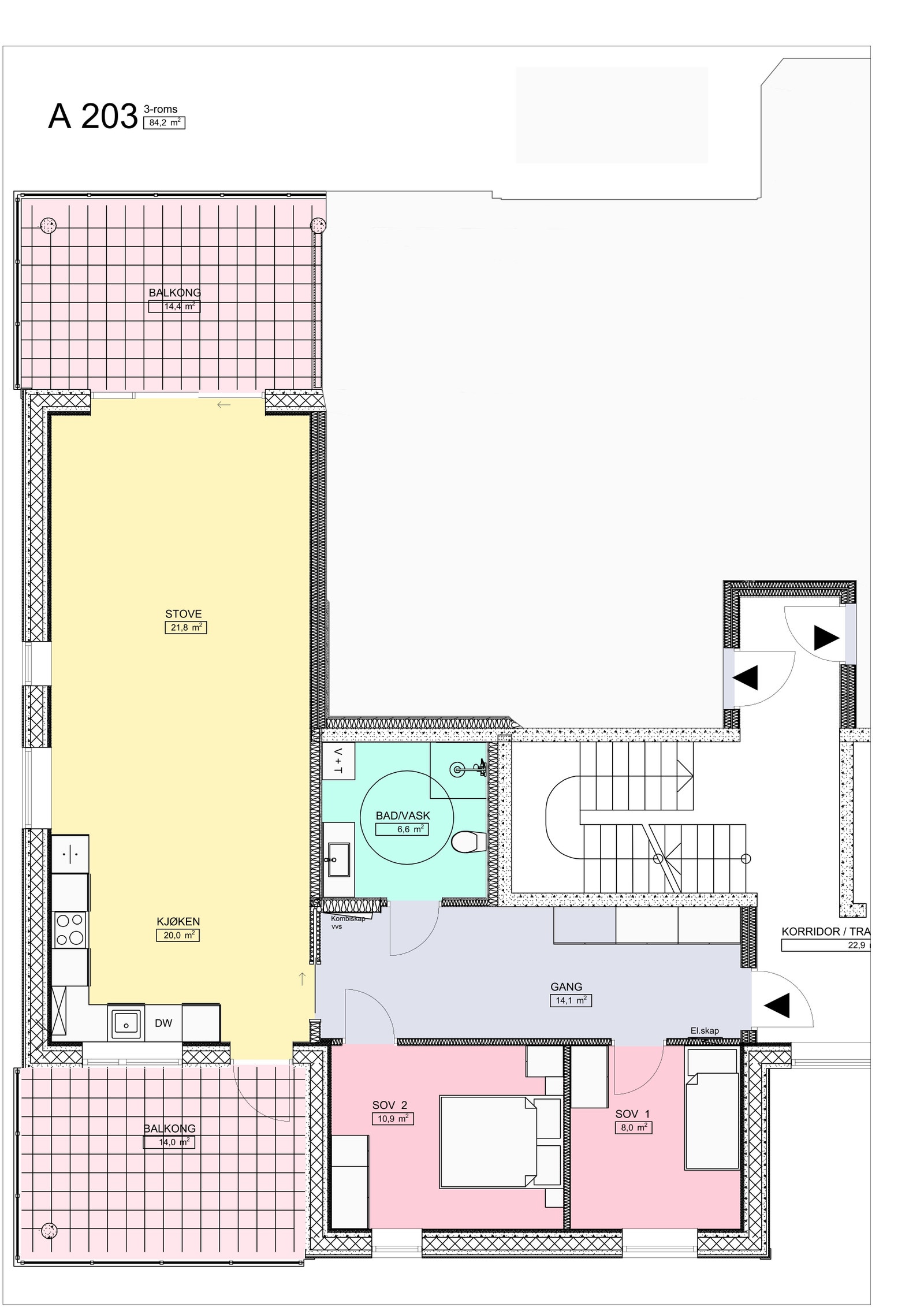 Plantegning Galleribilde