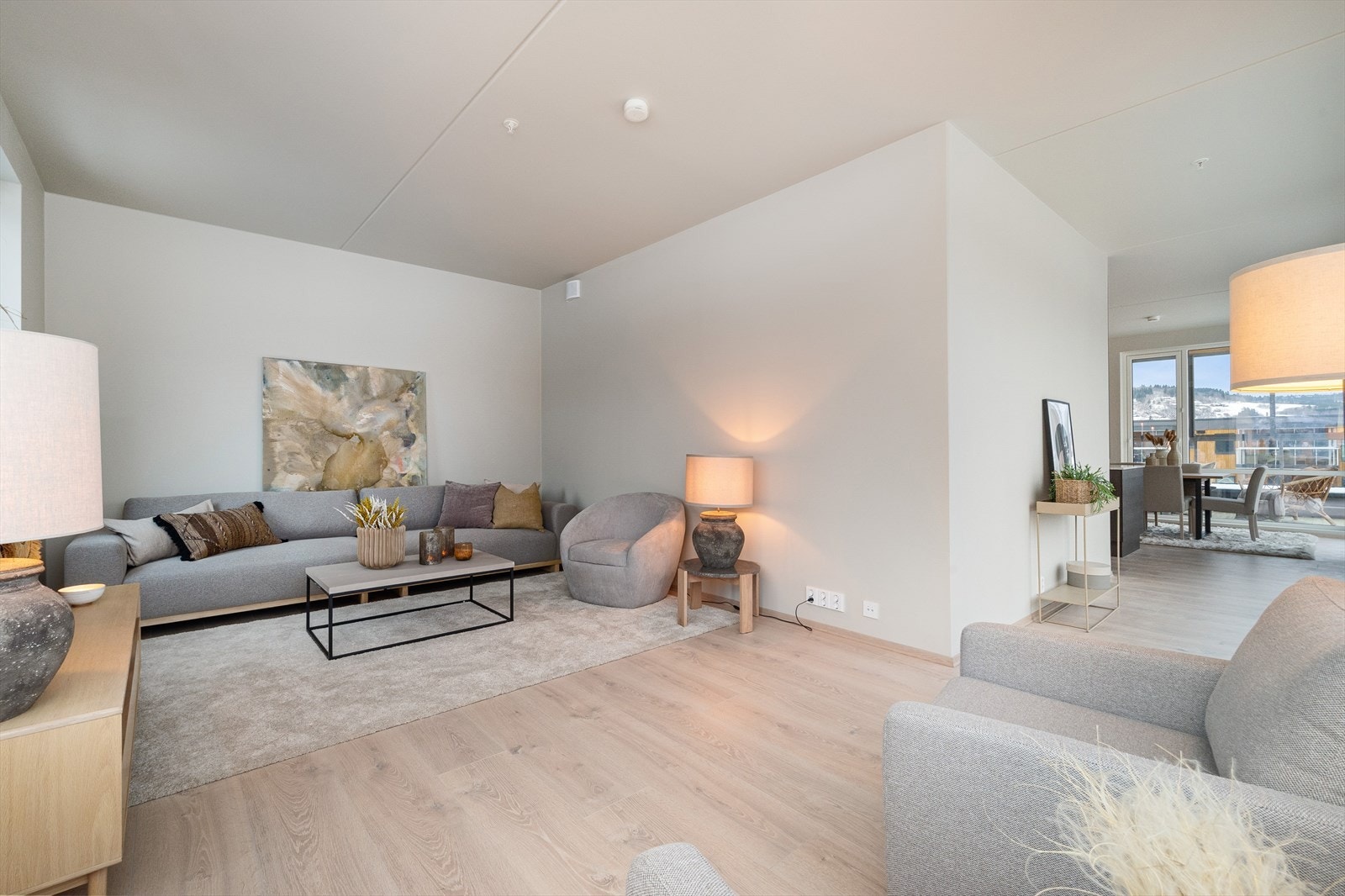 Hvis behovet for et tredje soverom skulle være der kan man sette dette opp her Galleribilde