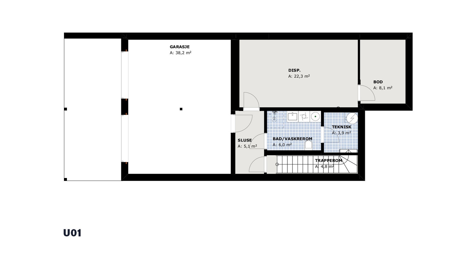 Plantegning U01 Galleribilde