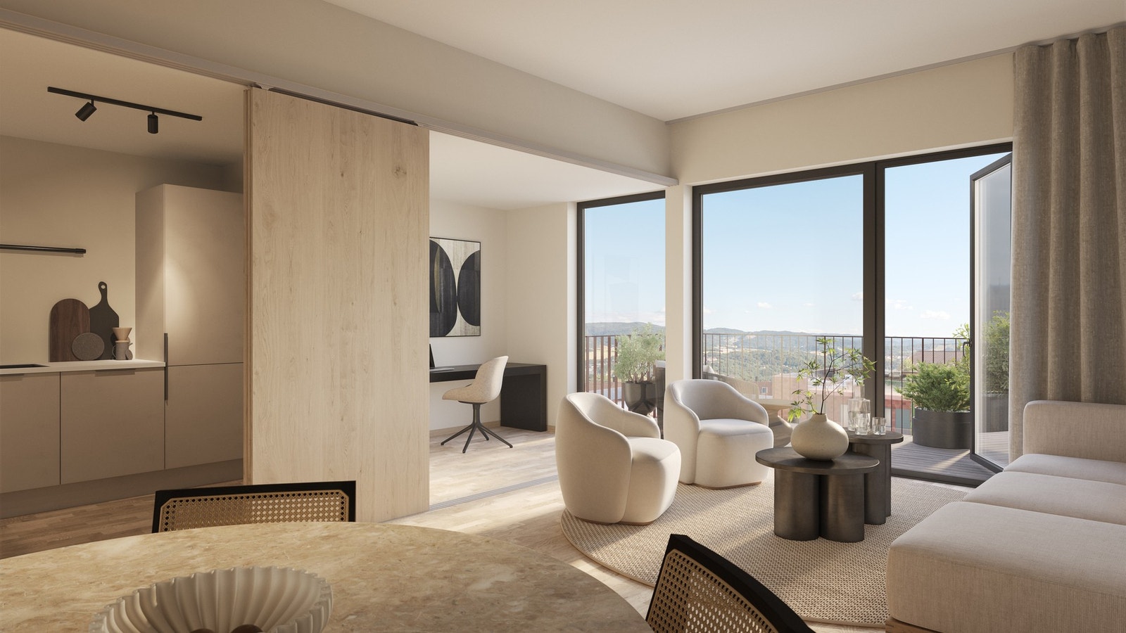 EiendomsMegler 1 har gleden av å presentere en lys og moderne 4-roms leilighet med god planløsning. Illustrasjon, avvik vil forekomme. Galleribilde