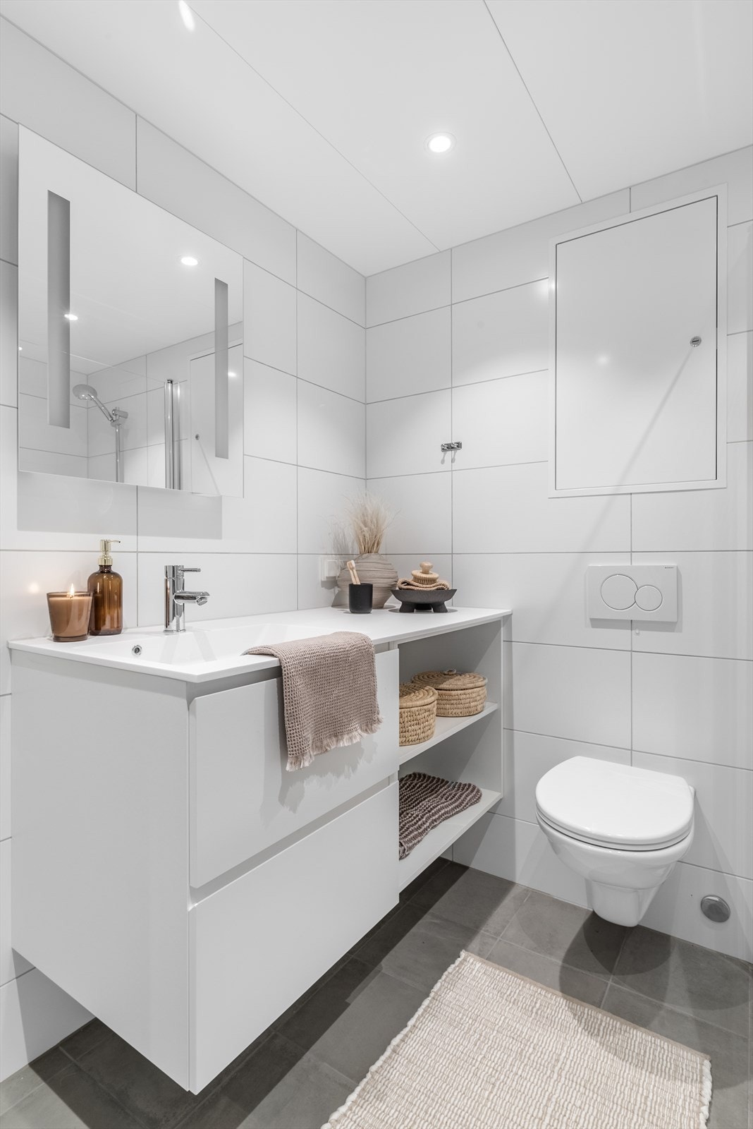 Badet er på 4,5 kvm Galleribilde