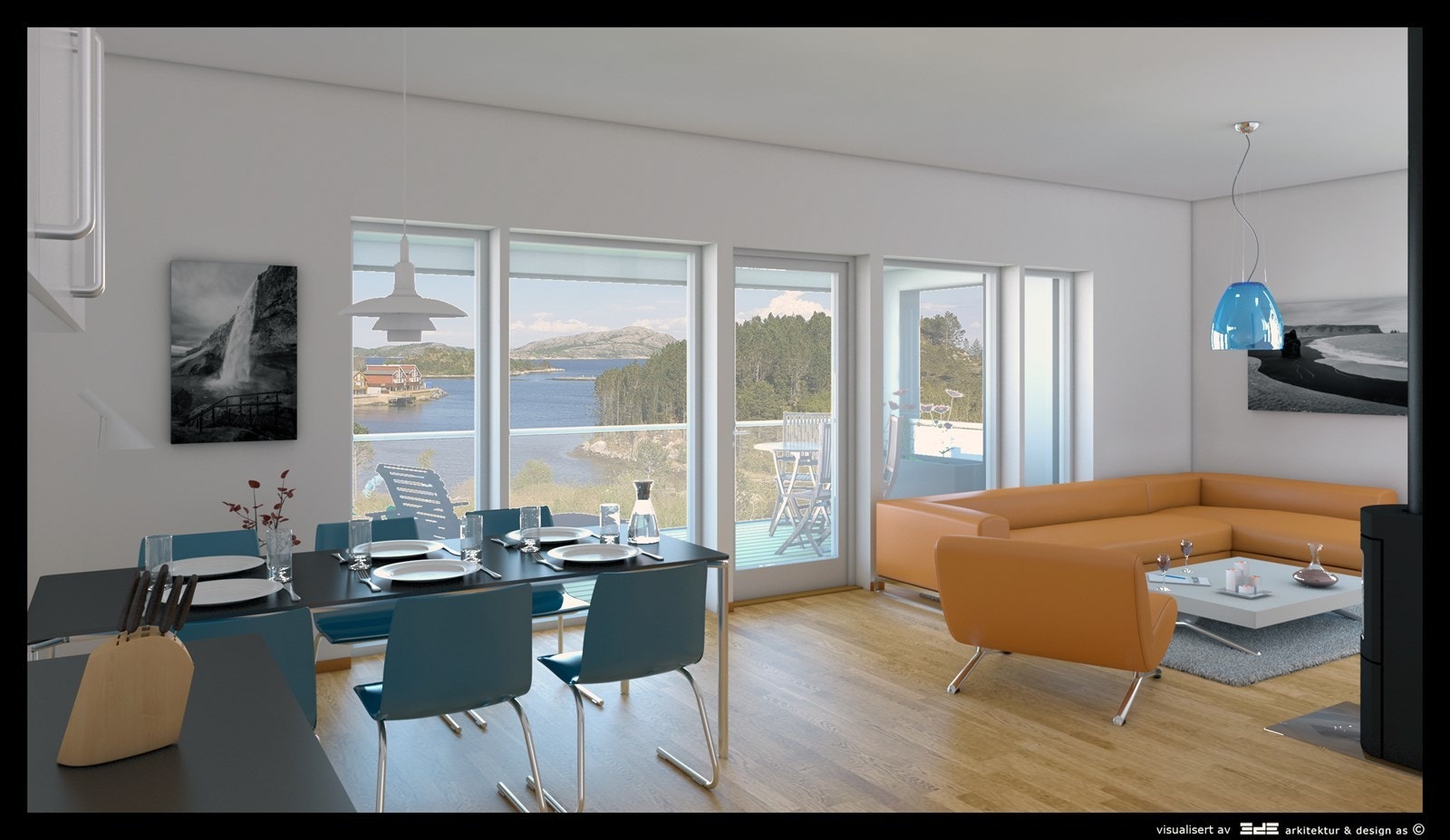 Her kommer 4 romslige 3-roms leiligheter med nydelig utsikt og god planløsning. Galleribilde