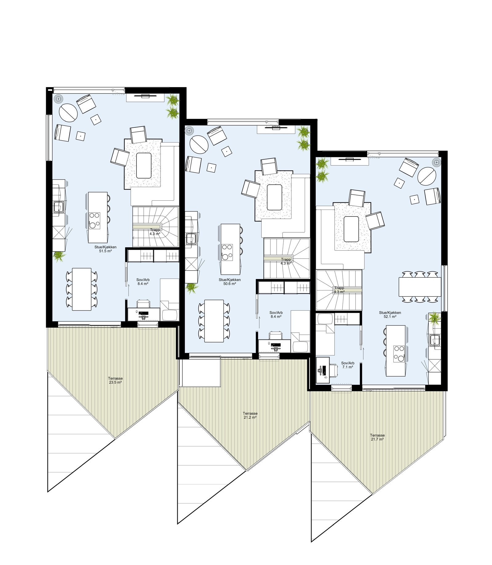 Plantegning 2.etg Galleribilde