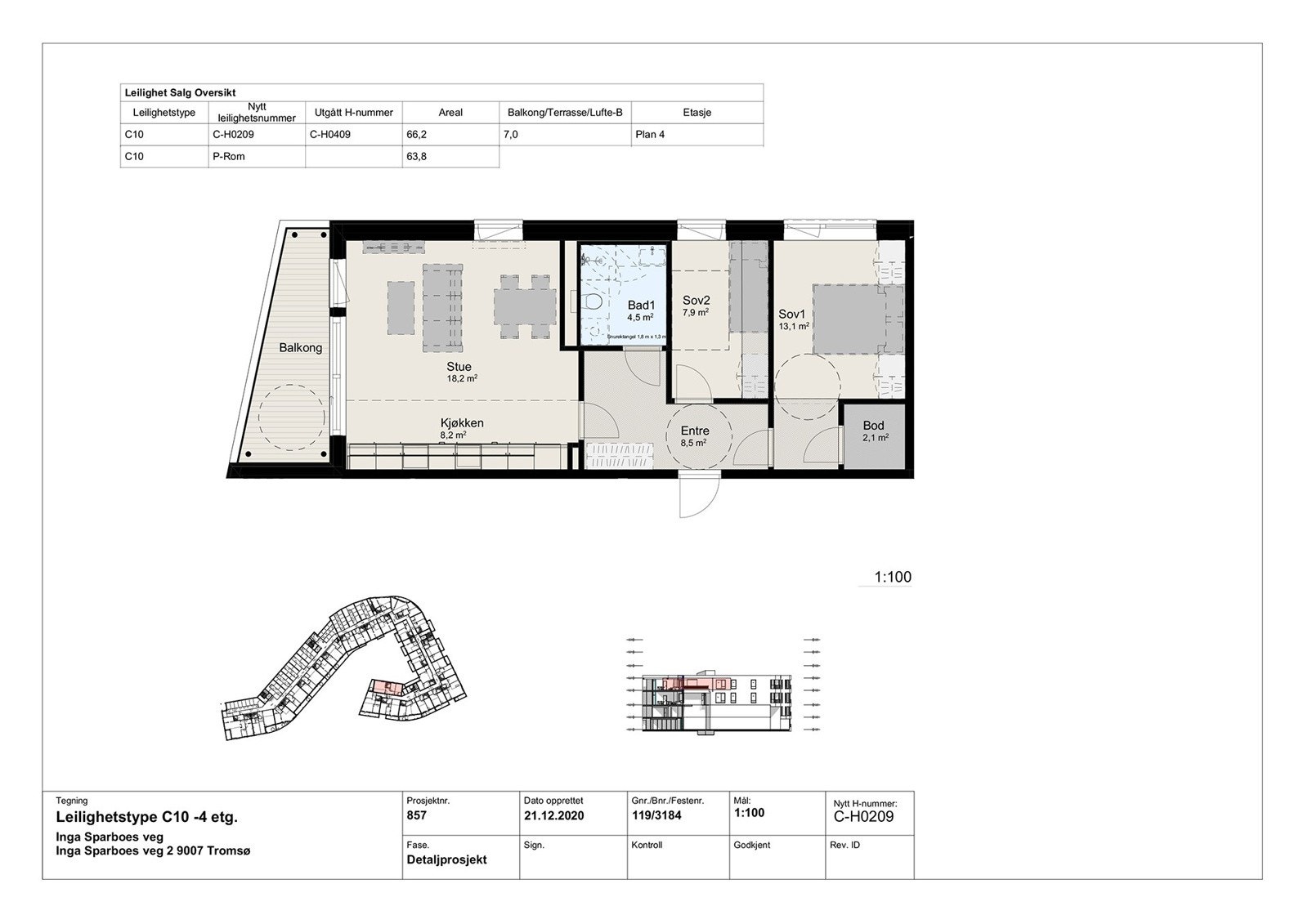 Planskisse Galleribilde