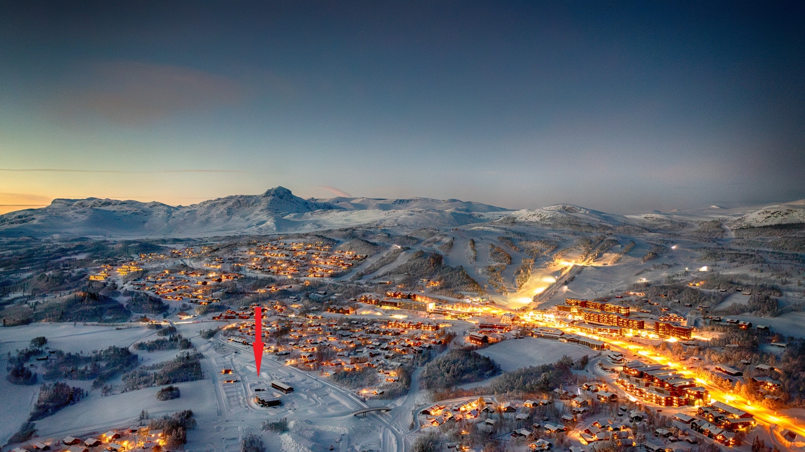 Tindelia Beitostølen ligger sentralt plassert på Beitostølen Galleribilde