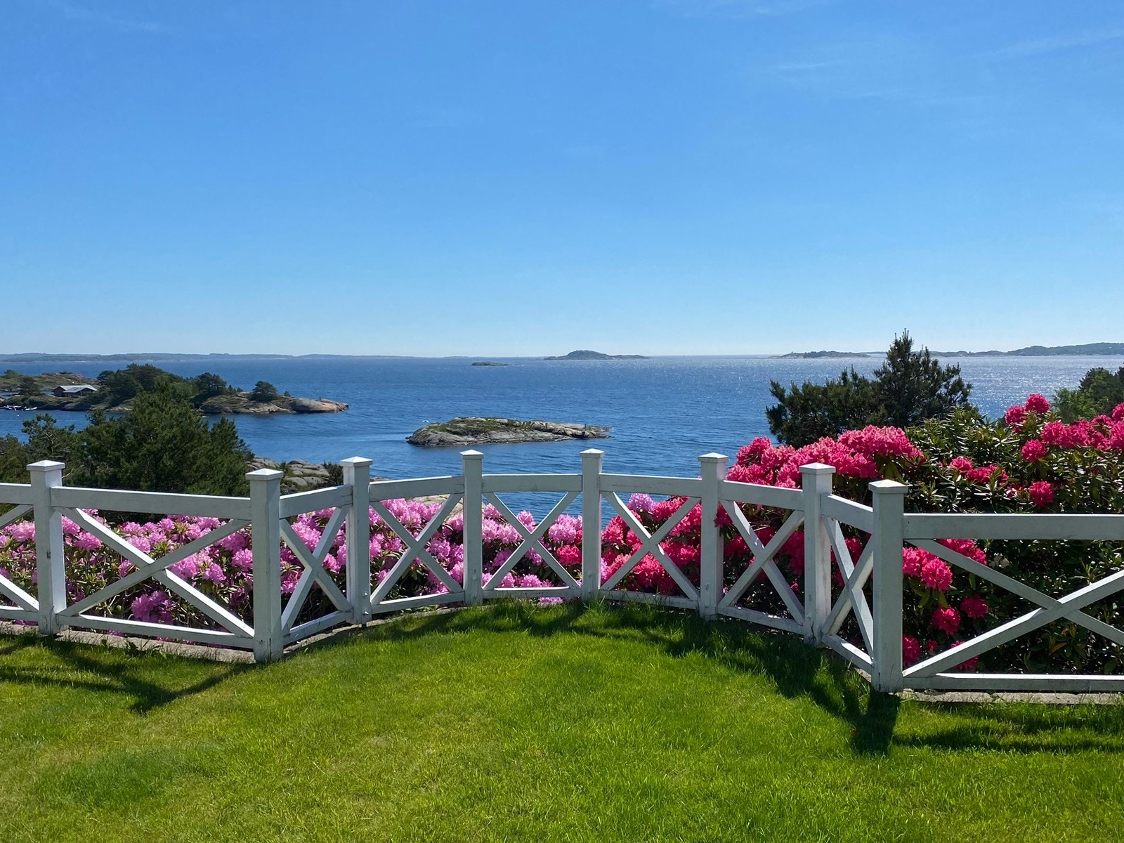 Utsikt foran huset Galleribilde