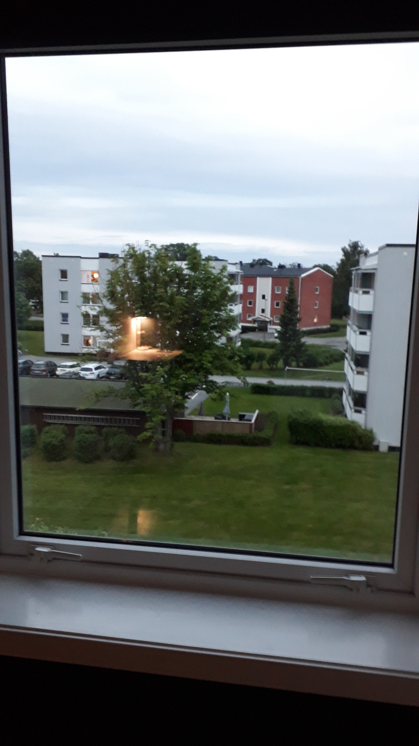 Utsikt fra hybelen Galleribilde