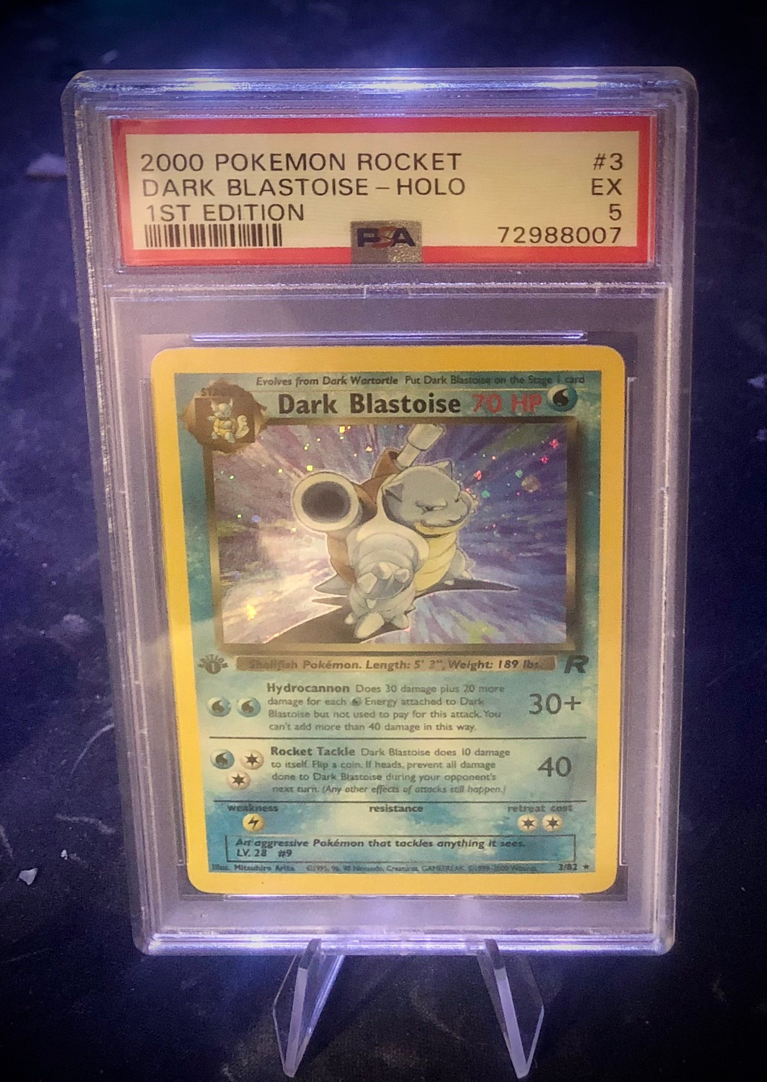 Dark Blastoise shops 2000 Pokemon Rocket Holo Psa 8