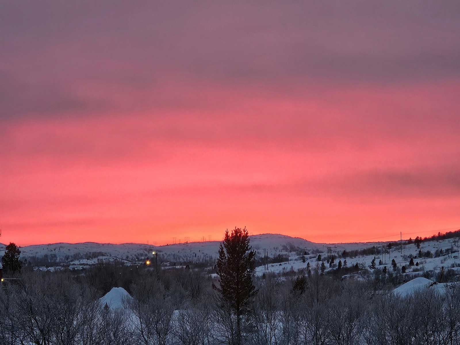Solnedgang Galleribilde