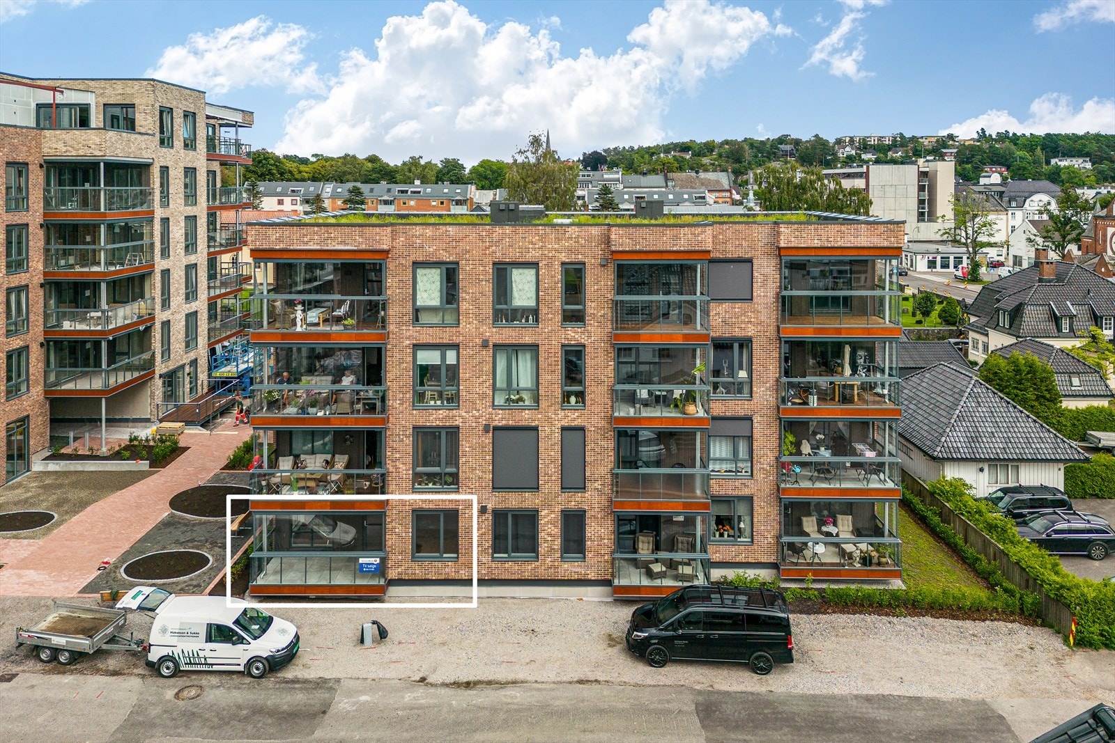 Langes gate 6 er oppført i gode og vedlikeholdsvennlige materialer. Galleribilde