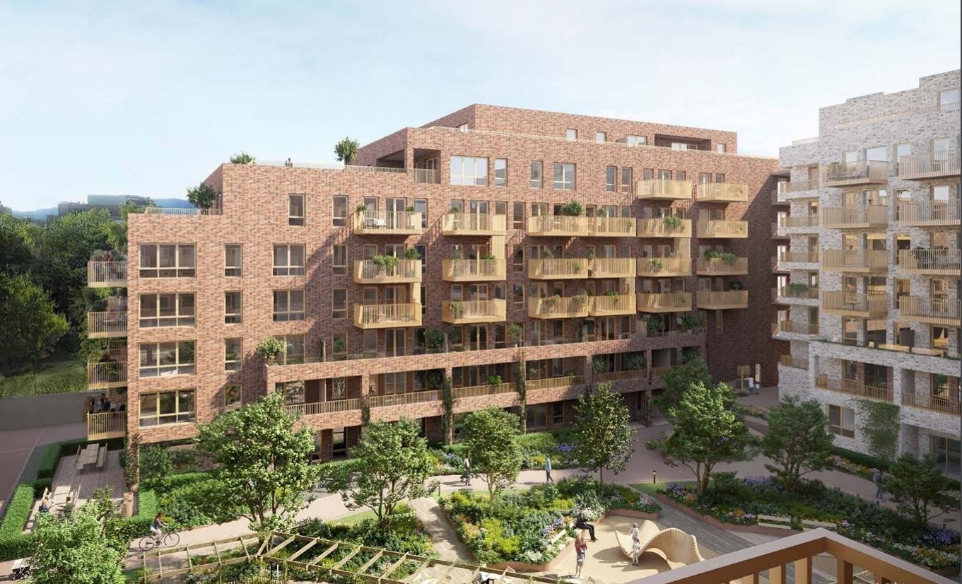 Illustrasjon av bygget Galleribilde