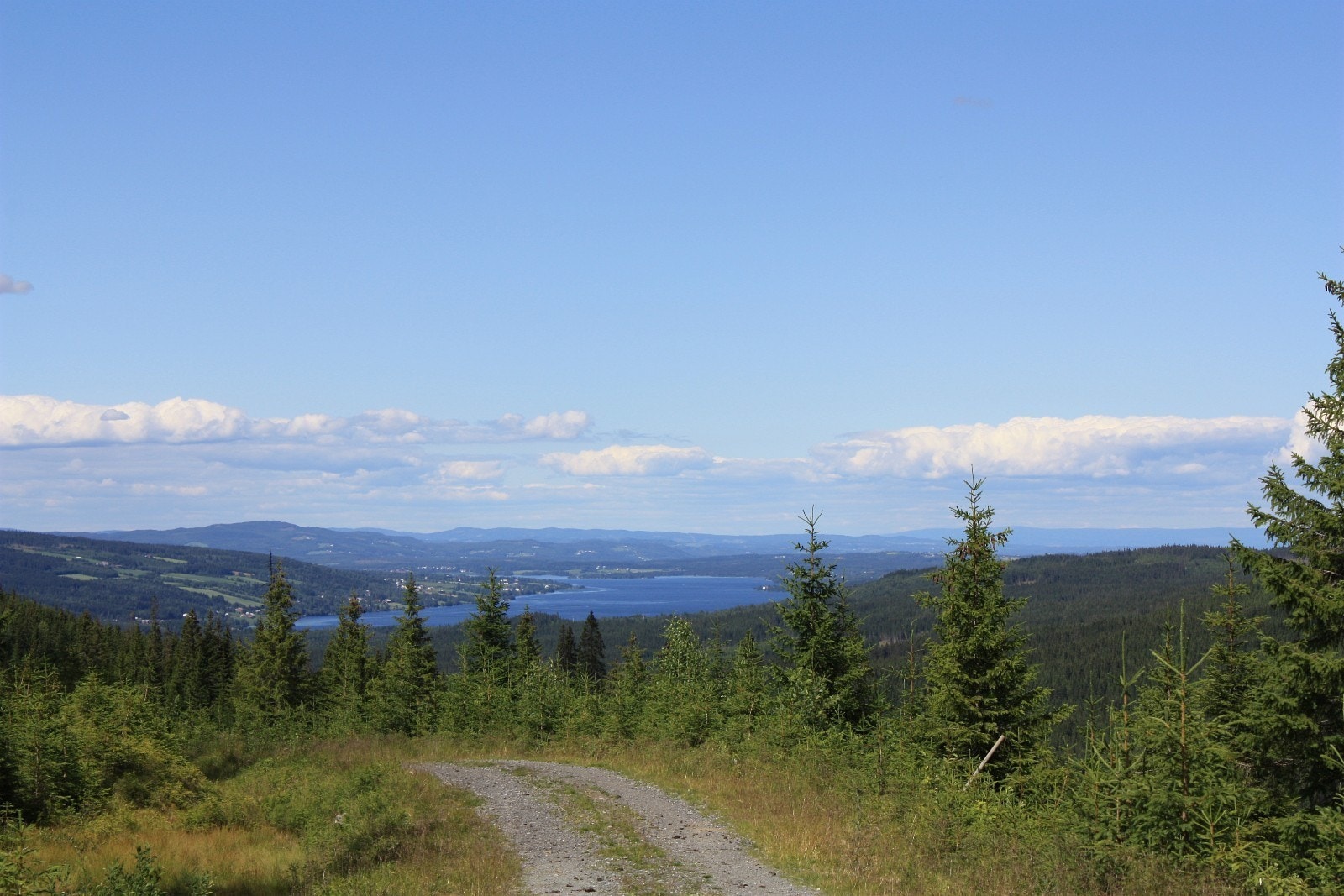 Utsikt til Randsfjorden fra Lygna Galleribilde