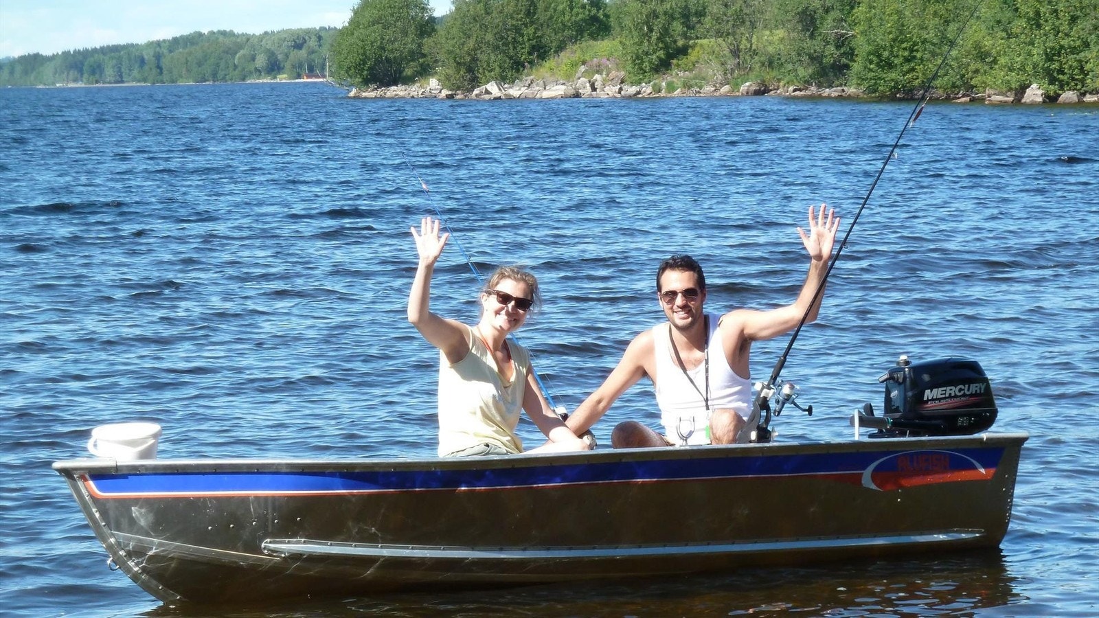 Båttur på Einafjorden. Båten kan leies. Galleribilde