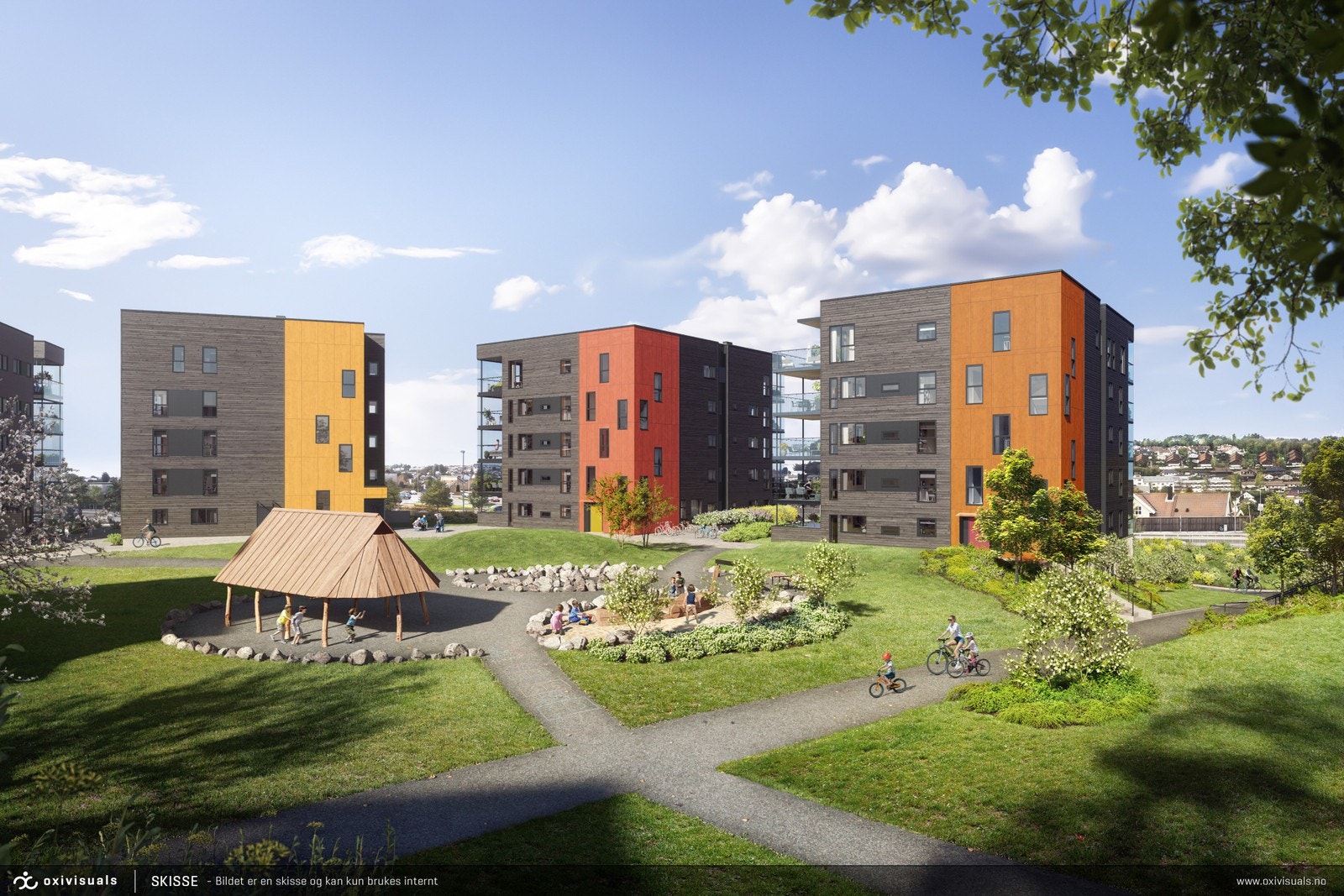 Skjermet grøntområdet Galleribilde