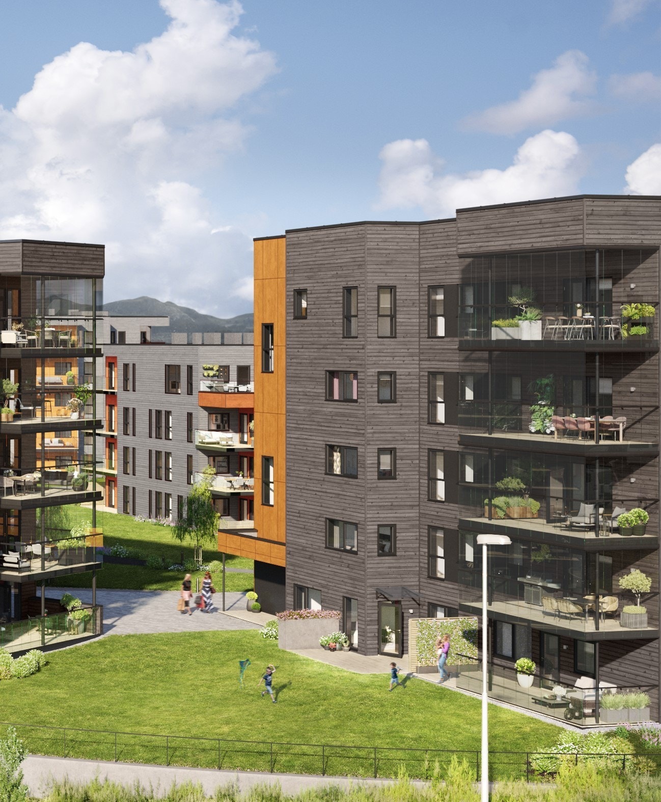 Kvernsteinkroken 22 fasaden mot nordvest Galleribilde