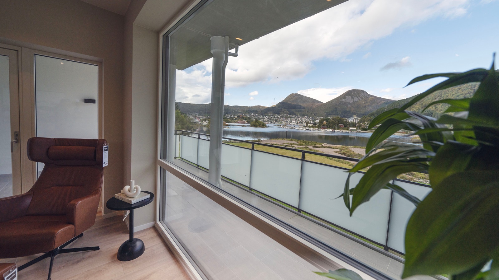 Utsiktsbilde fra leilighet B202 (ferdigstilt) Galleribilde