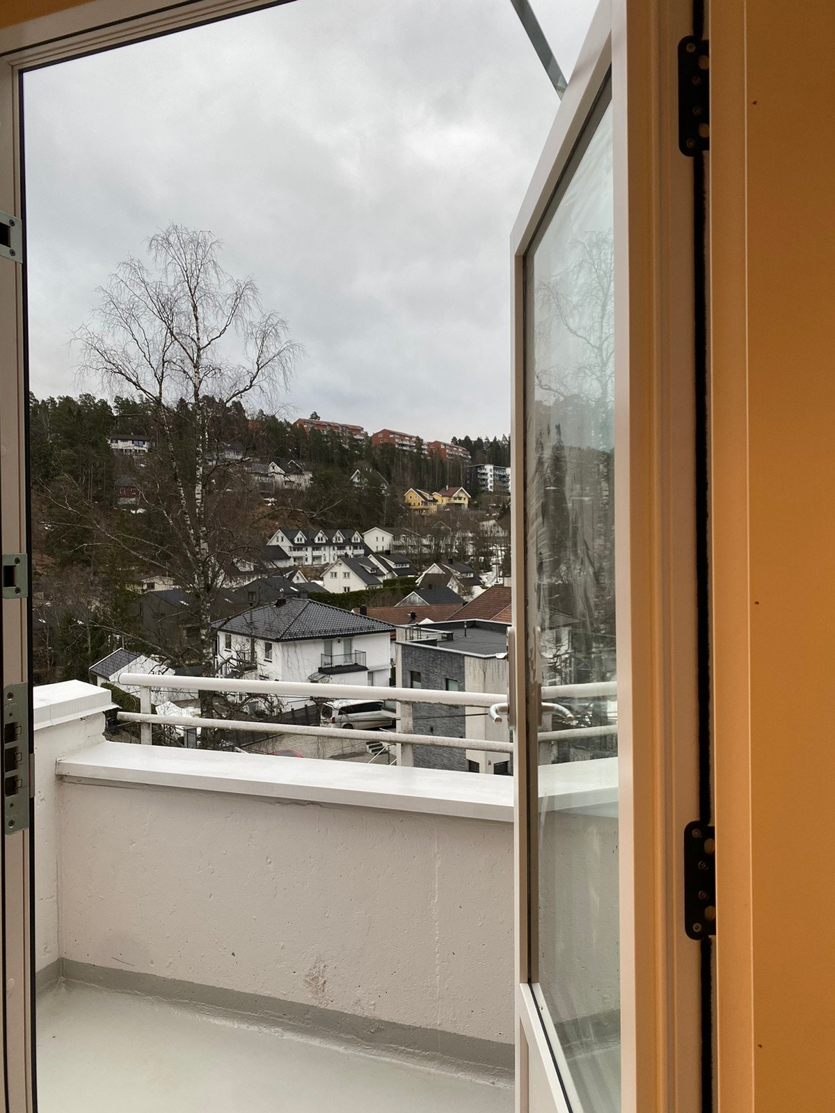 Balkongdør og vindu skiftet nylig Galleribilde